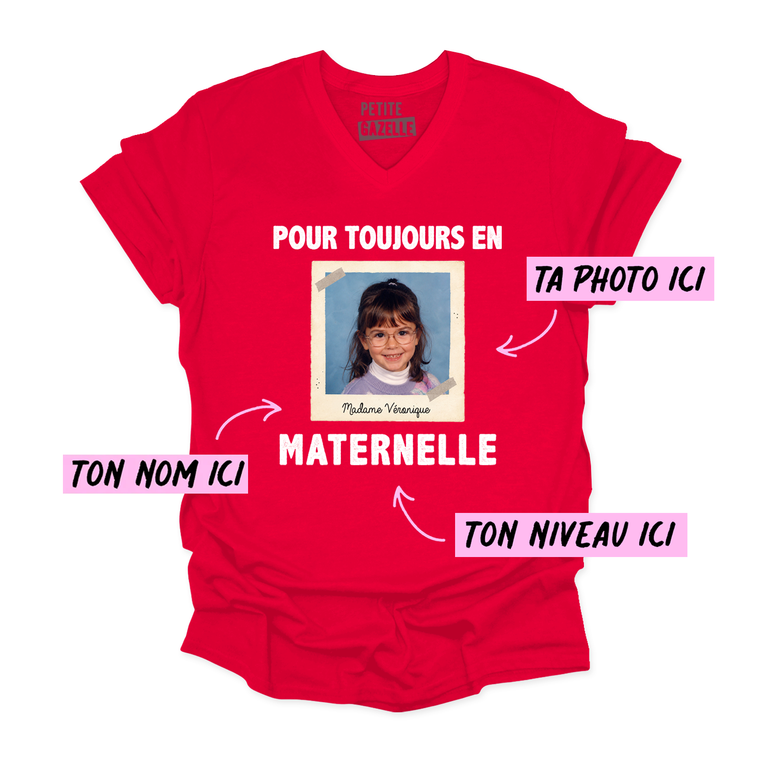 TSHIRT COL en V | Pour toujours