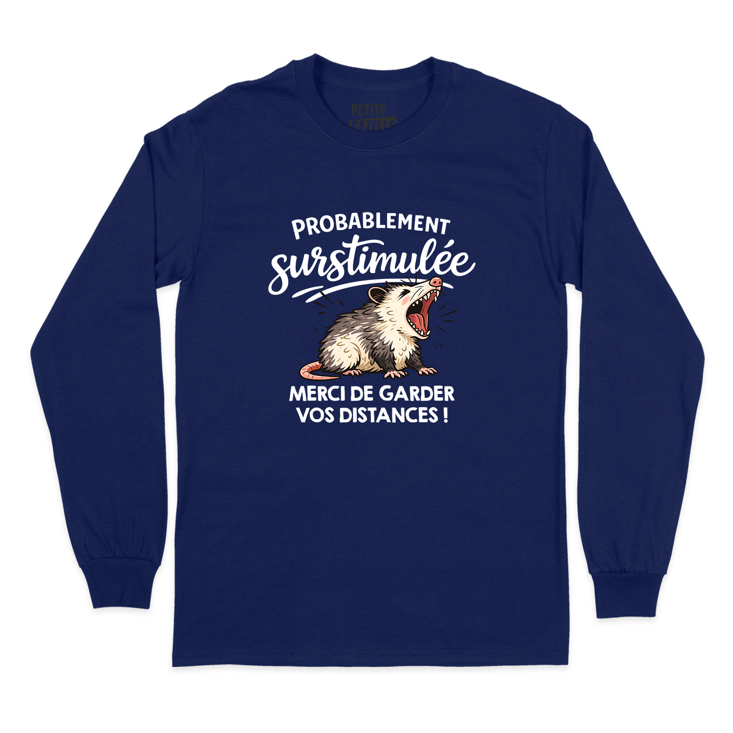 T-SHIRT À MANCHES LONGUES | Probablement surstimulée