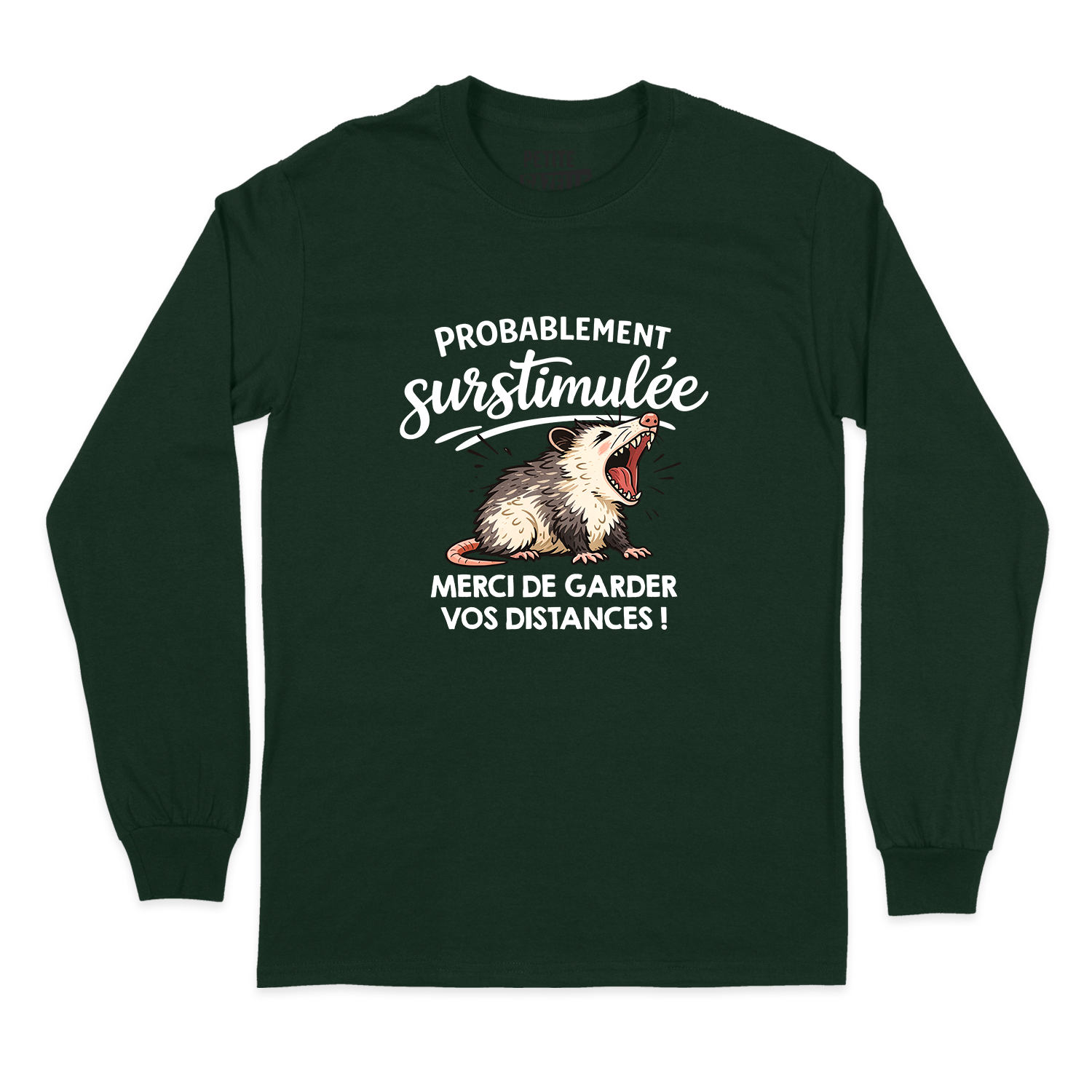 T-SHIRT À MANCHES LONGUES | Probablement surstimulée