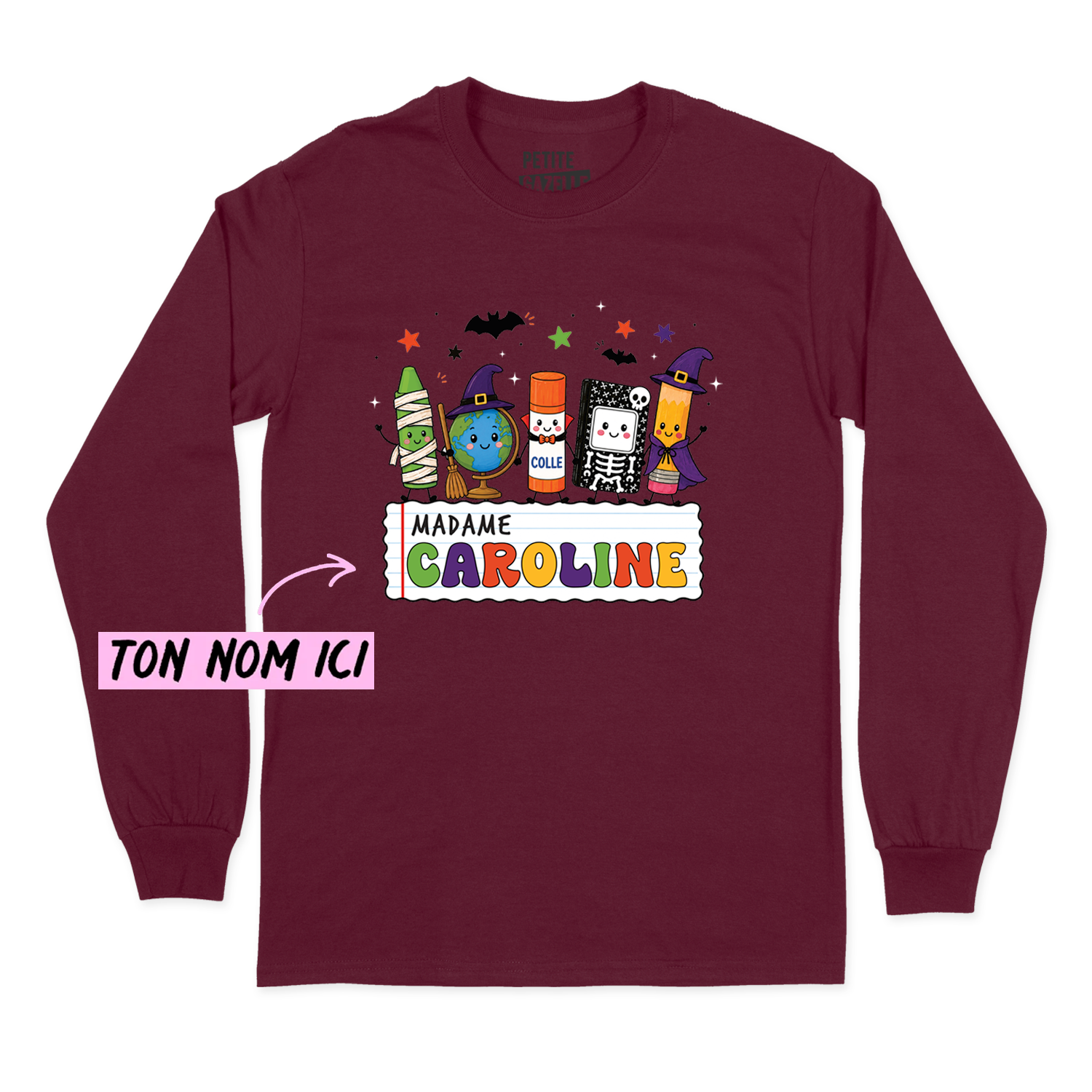 T-SHIRT À MANCHES LONGUES | Prof Halloween