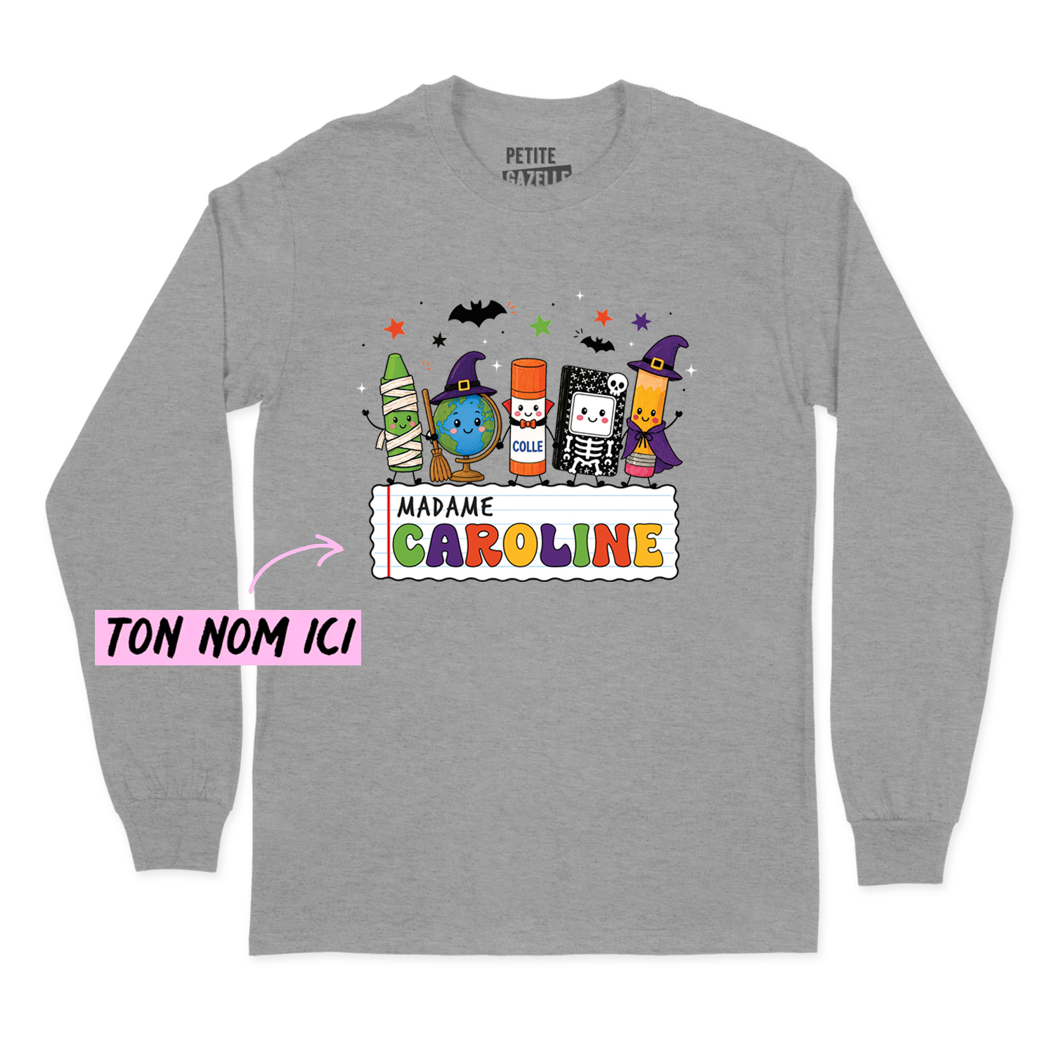 T-SHIRT À MANCHES LONGUES | Prof Halloween