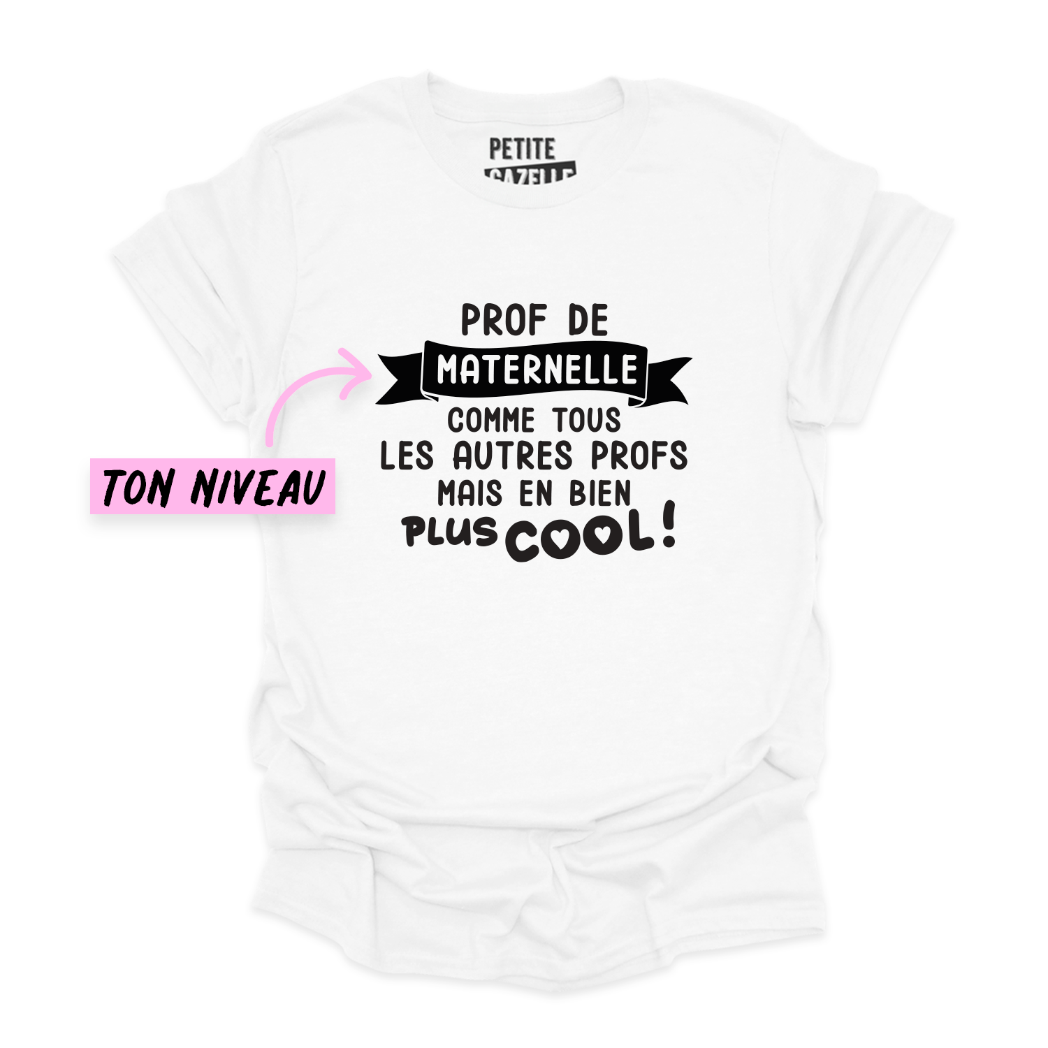 T-SHIRT COL ROND | Comme tous les autres profs mais en bien plus cool !