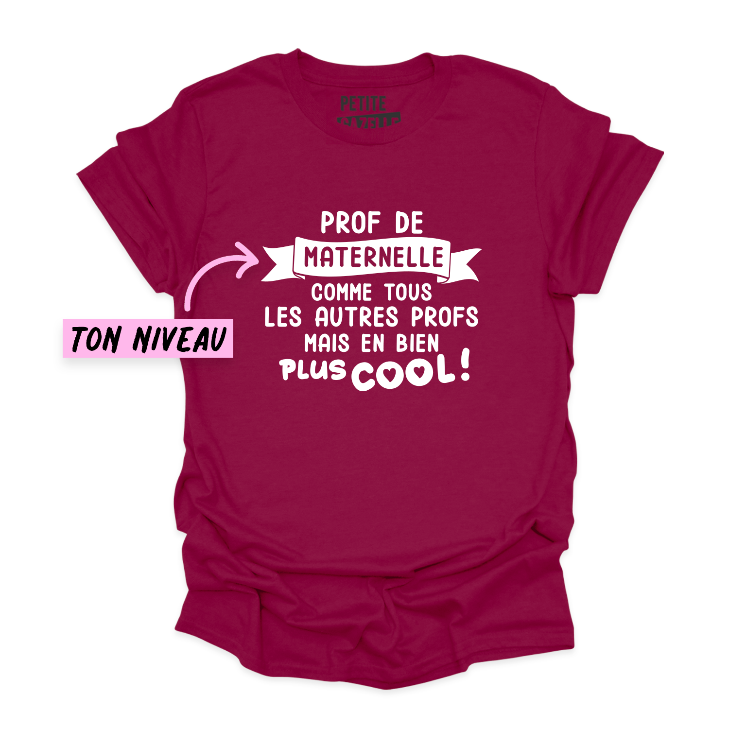 T-SHIRT COL ROND | Comme tous les autres profs mais en bien plus cool !