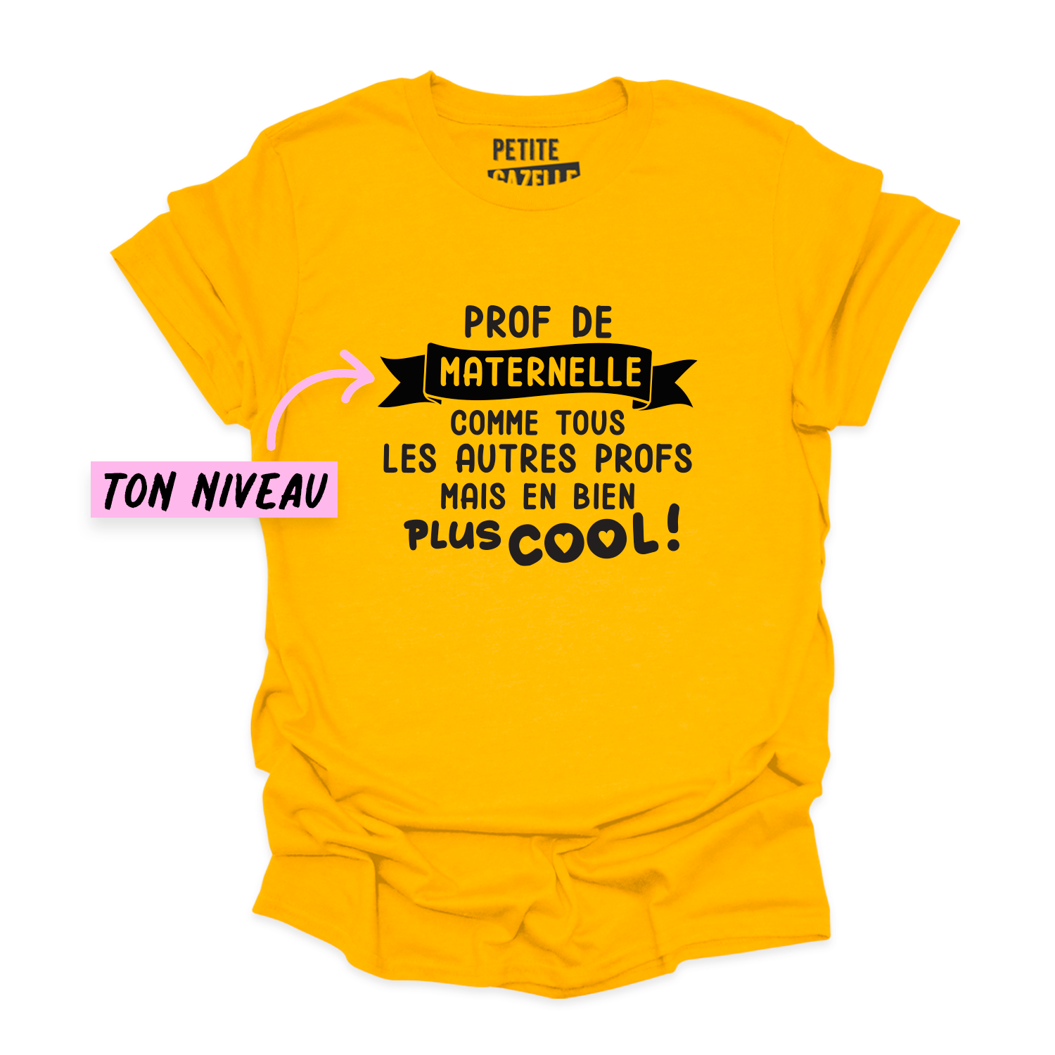 T-SHIRT COL ROND | Comme tous les autres profs mais en bien plus cool !