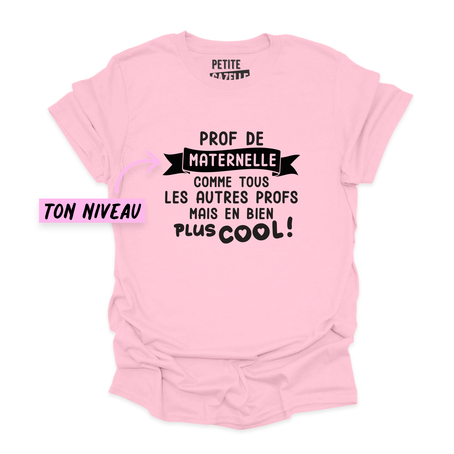 T-SHIRT COL ROND | Comme tous les autres profs mais en bien plus cool !