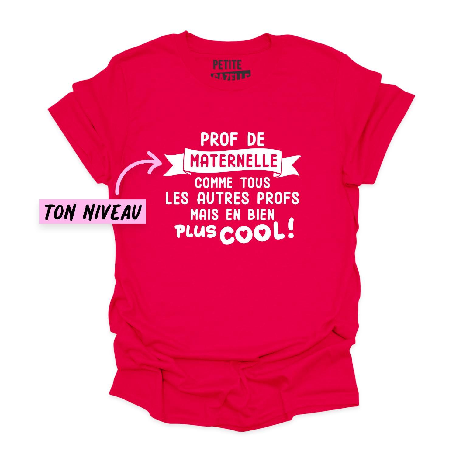 T-SHIRT COL ROND | Comme tous les autres profs mais en bien plus cool !