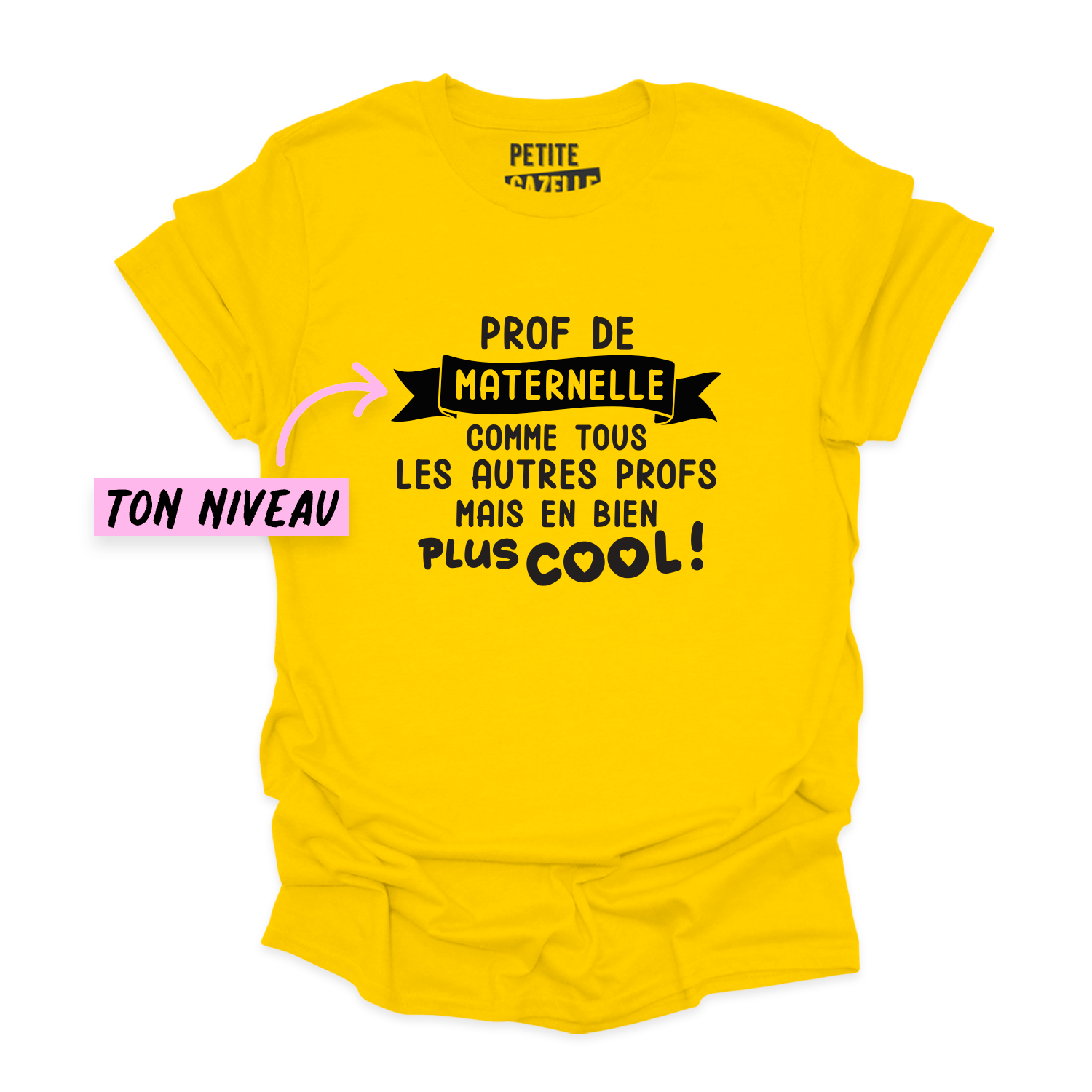 T-SHIRT COL ROND | Comme tous les autres profs mais en bien plus cool !