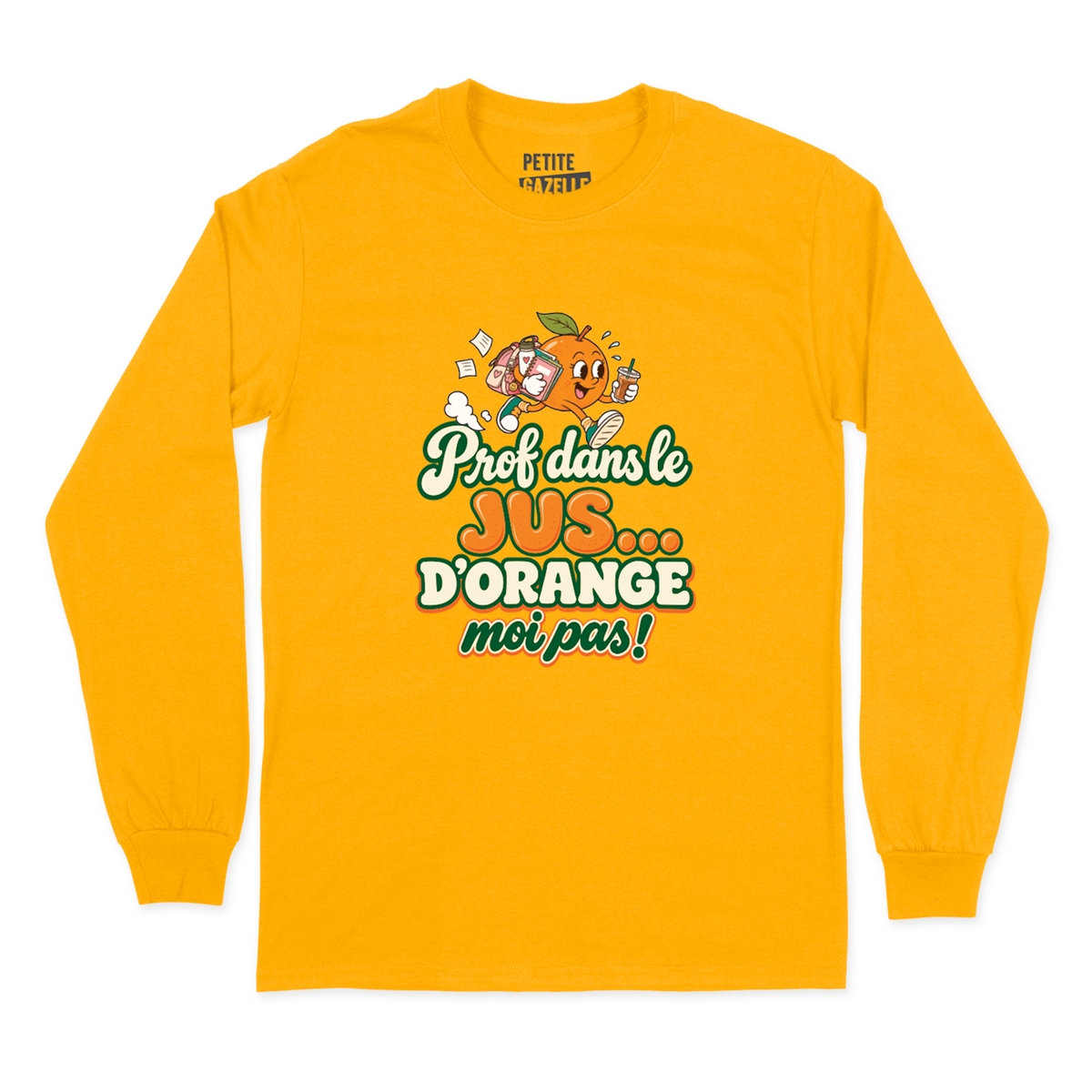 T-SHIRT À MANCHES LONGUES | Prof dans le jus ...