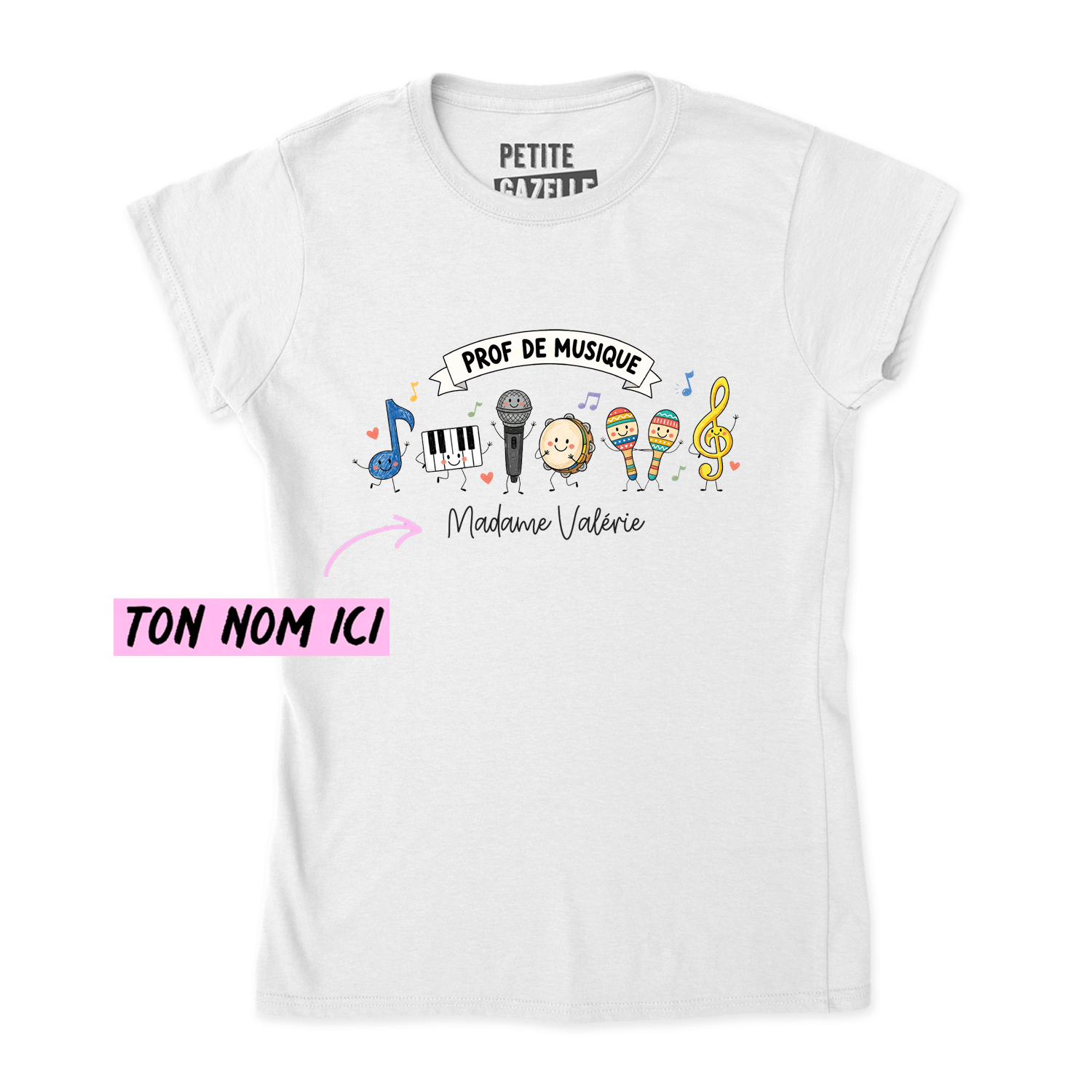 TSHIRT AJUSTÉ | Prof de musique