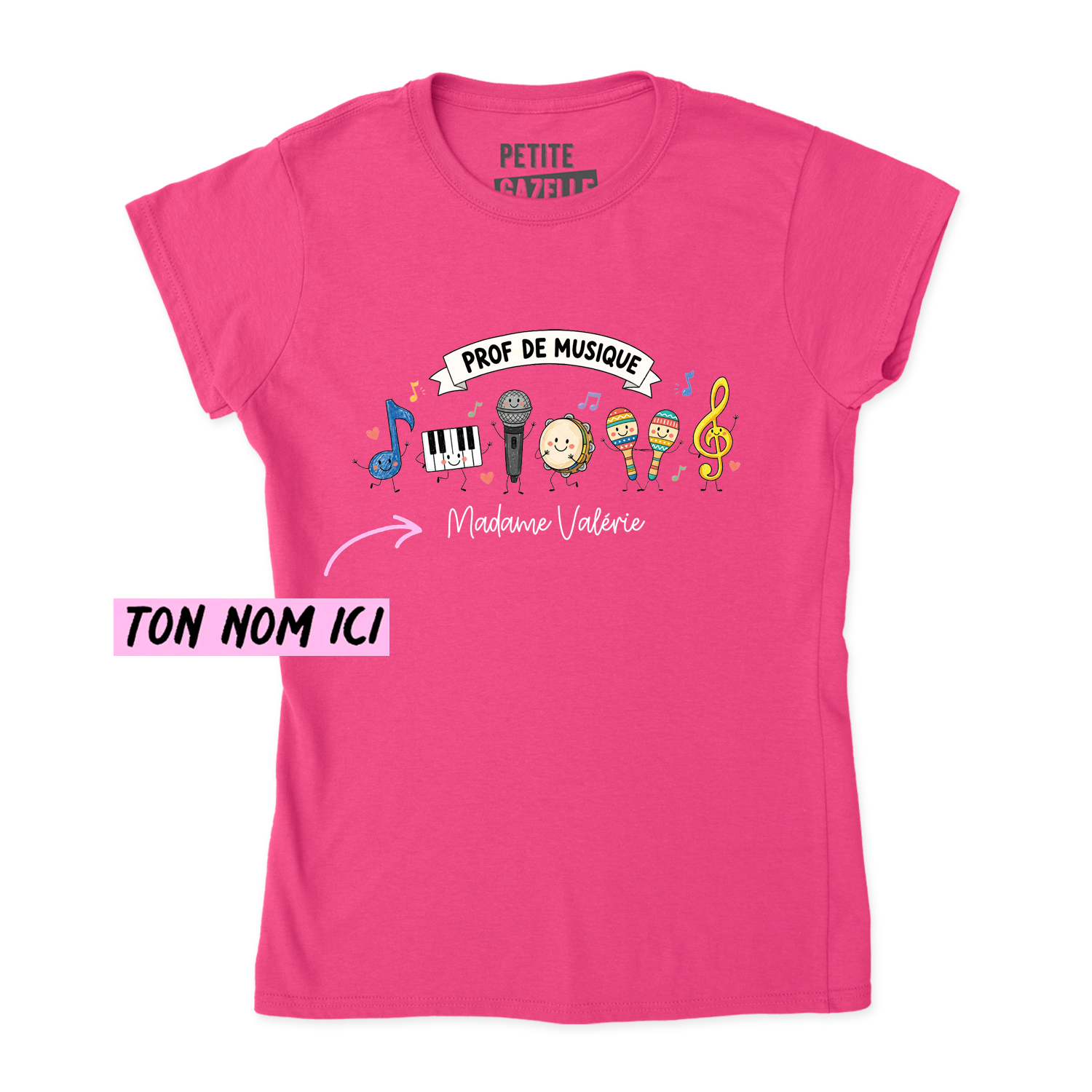 TSHIRT AJUSTÉ | Prof de musique