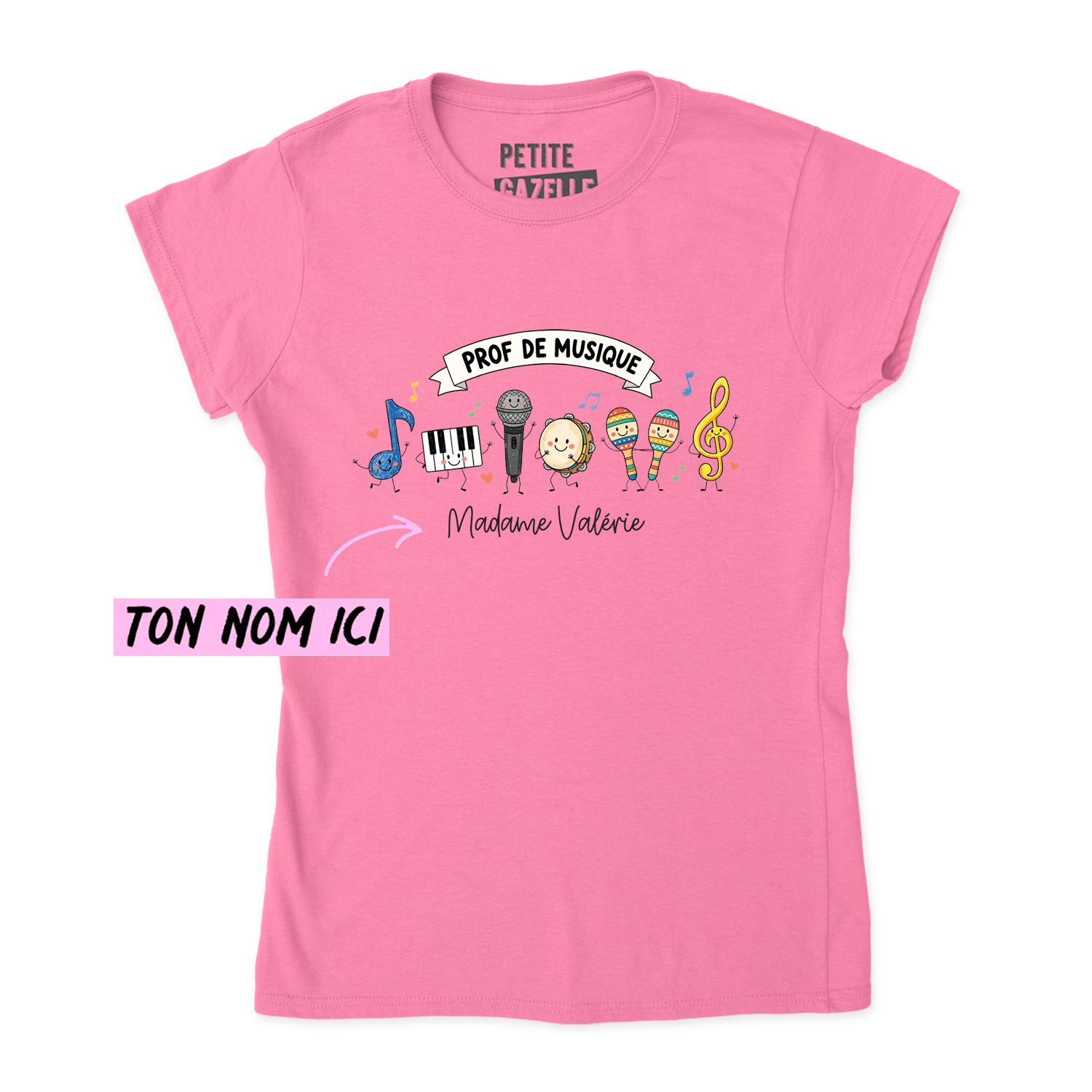 TSHIRT AJUSTÉ | Prof de musique