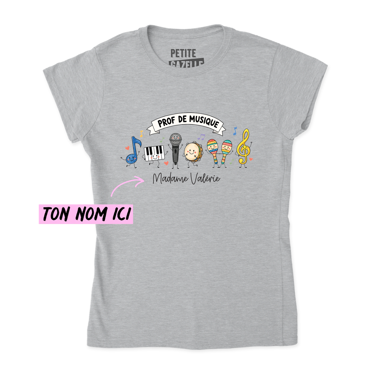 TSHIRT AJUSTÉ | Prof de musique