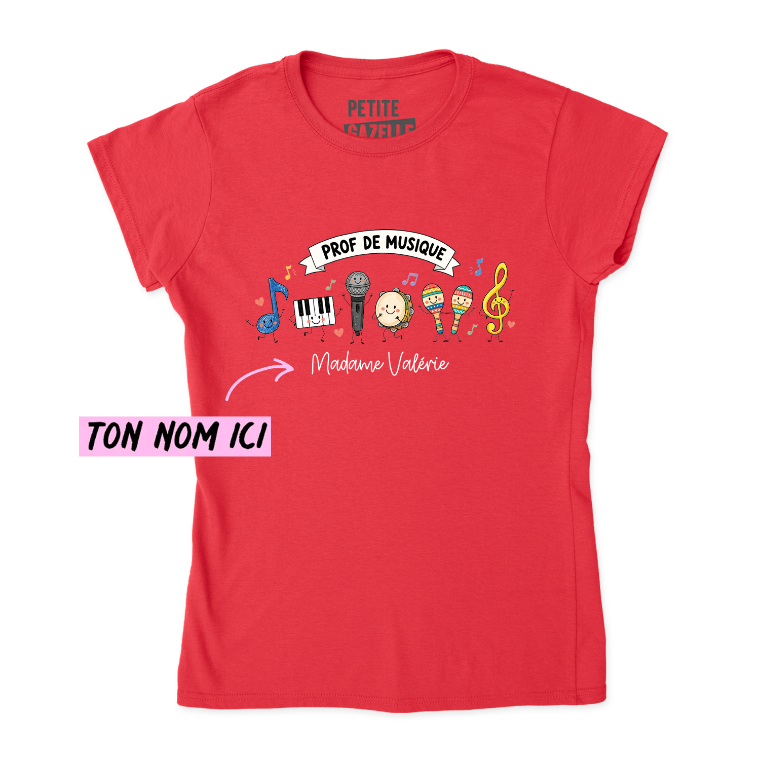 TSHIRT AJUSTÉ | Prof de musique