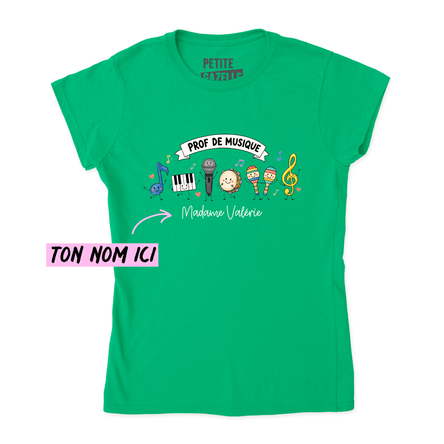 TSHIRT AJUSTÉ | Prof de musique
