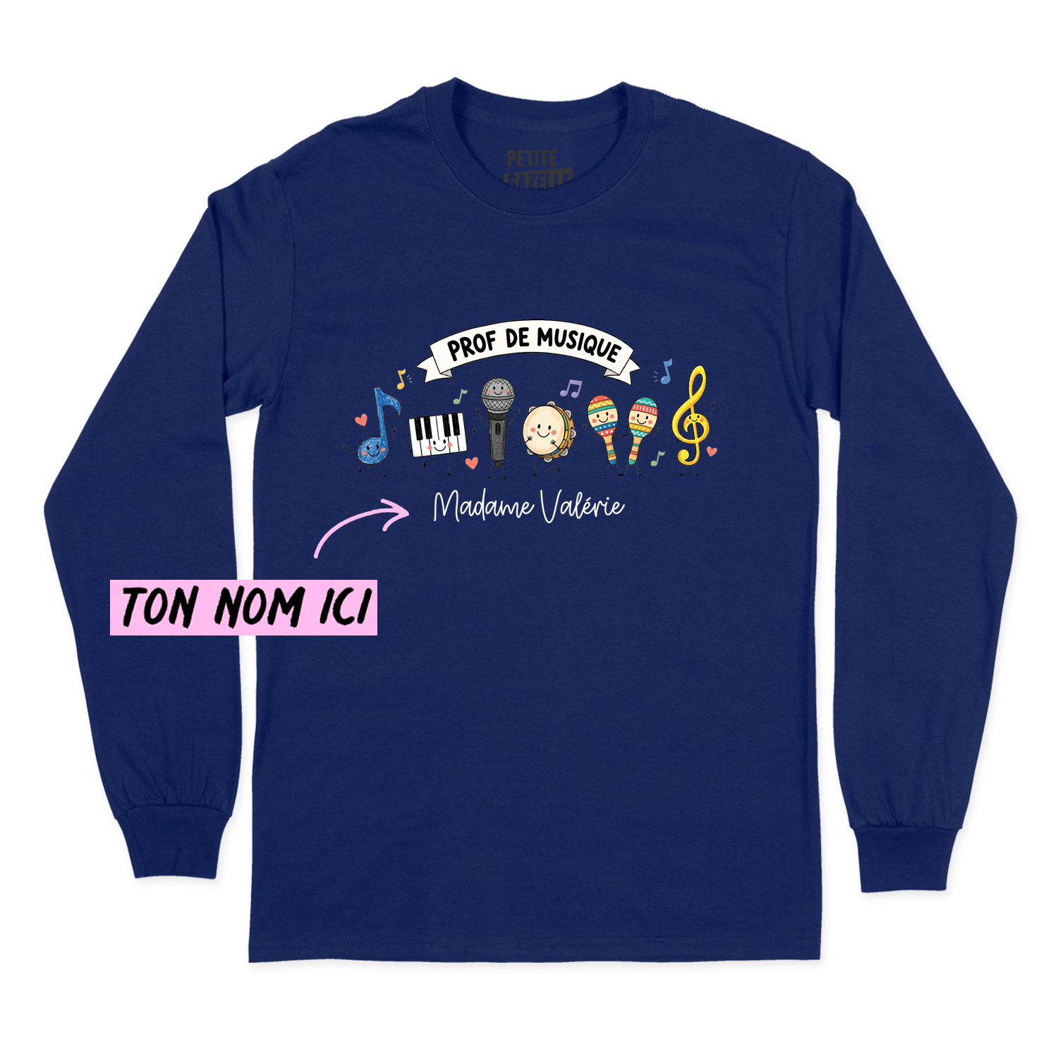 T-SHIRT À MANCHES LONGUES | Prof de musique