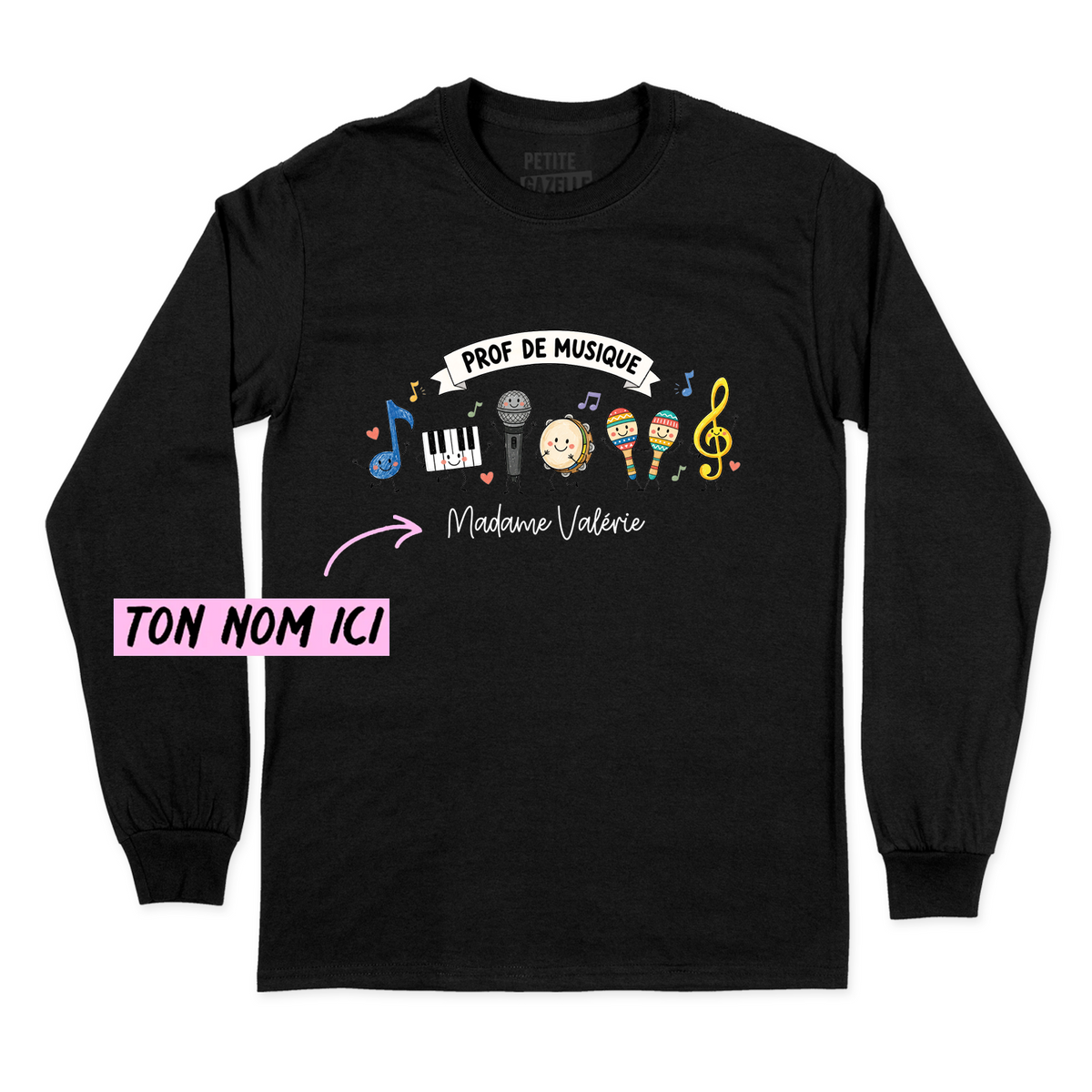 T-SHIRT À MANCHES LONGUES | Prof de musique