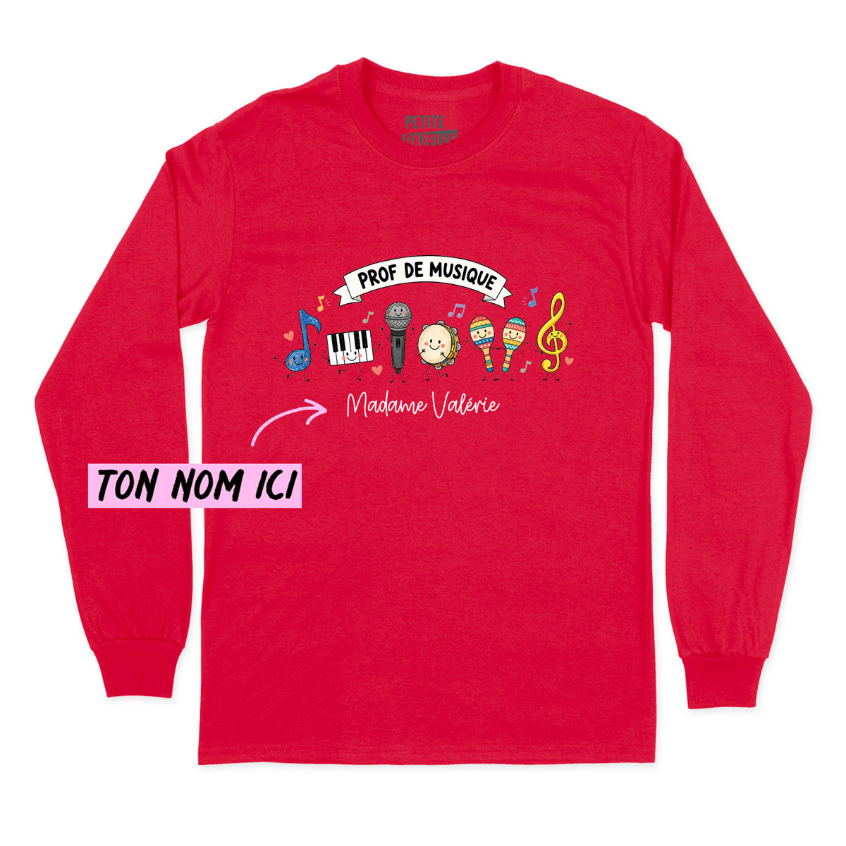 T-SHIRT À MANCHES LONGUES | Prof de musique