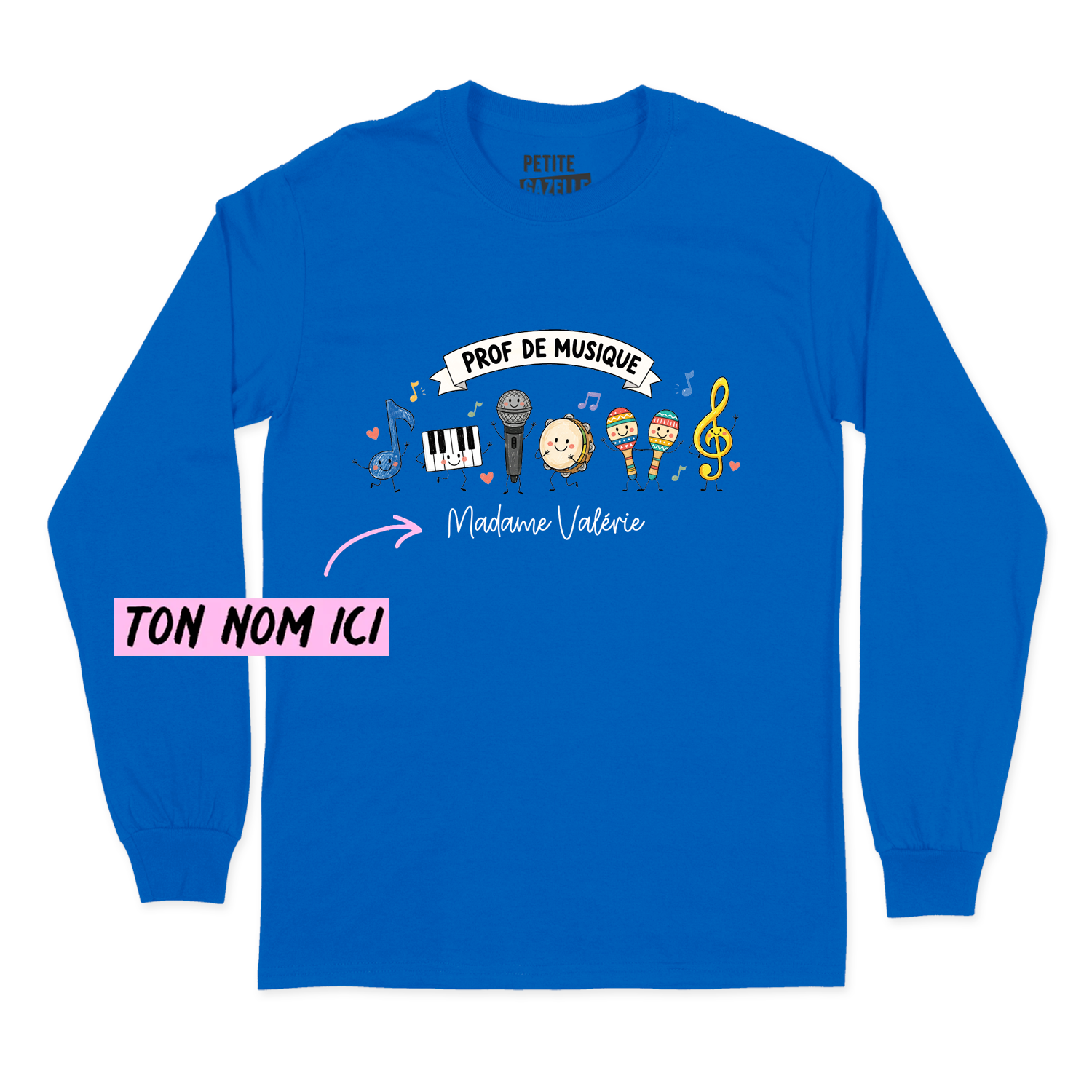 T-SHIRT À MANCHES LONGUES | Prof de musique