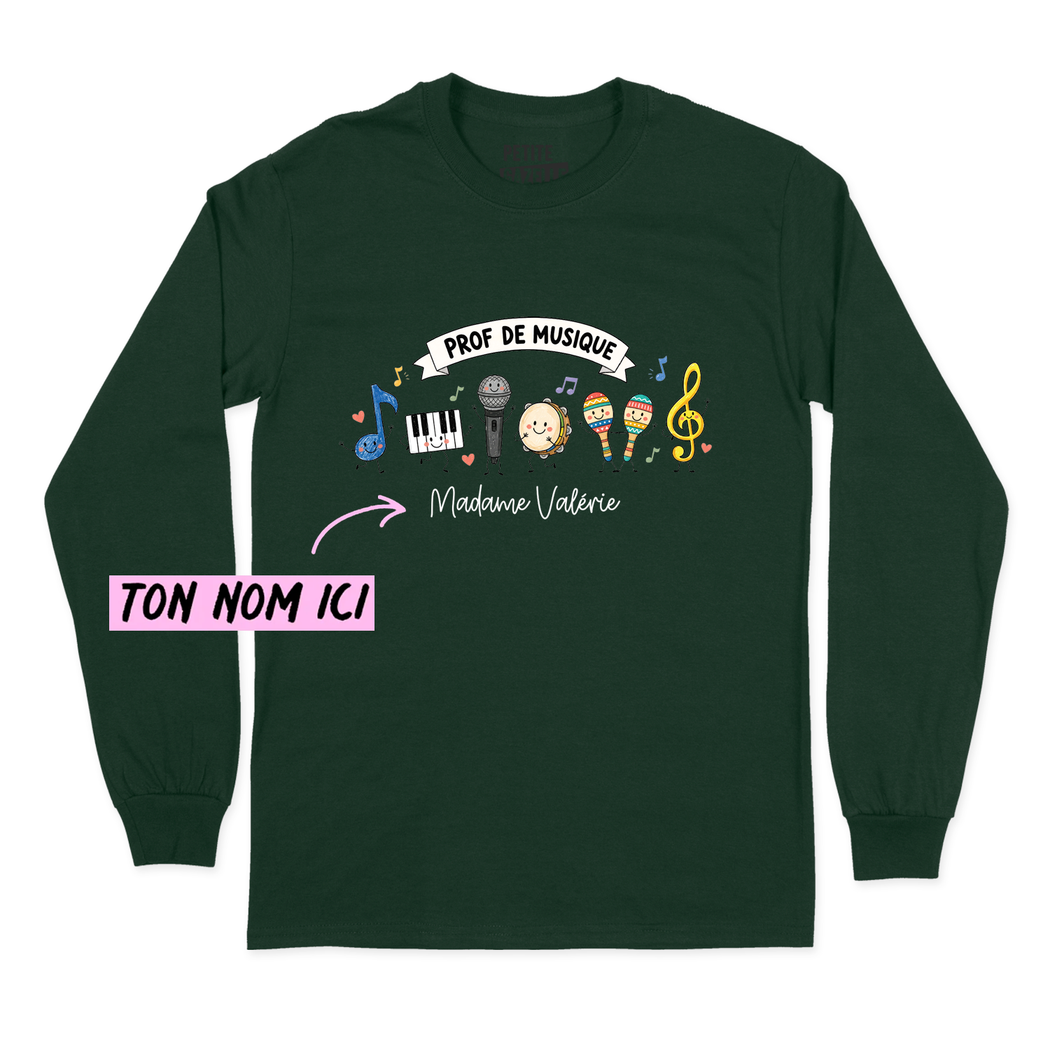 T-SHIRT À MANCHES LONGUES | Prof de musique