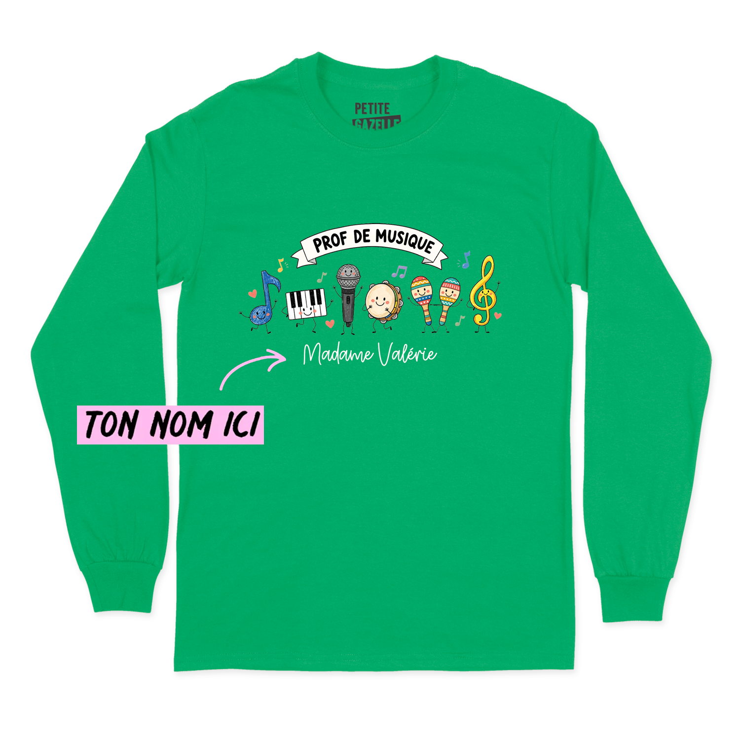 T-SHIRT À MANCHES LONGUES | Prof de musique
