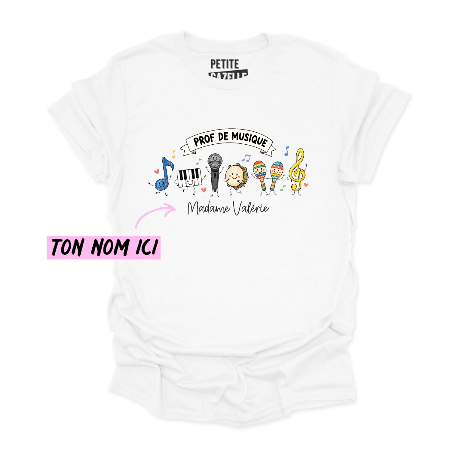 T-SHIRT COL ROND | Prof de musique