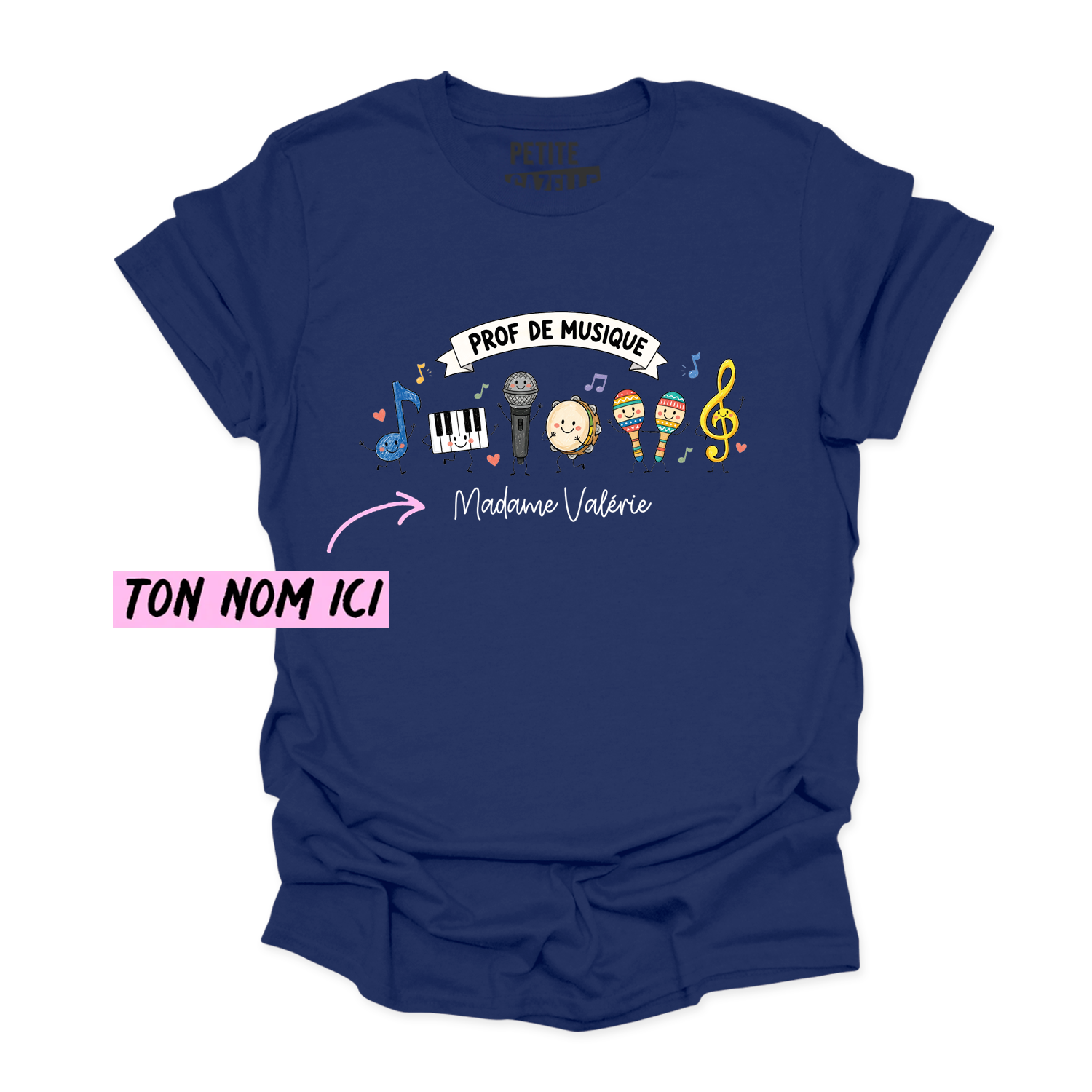 T-SHIRT COL ROND | Prof de musique