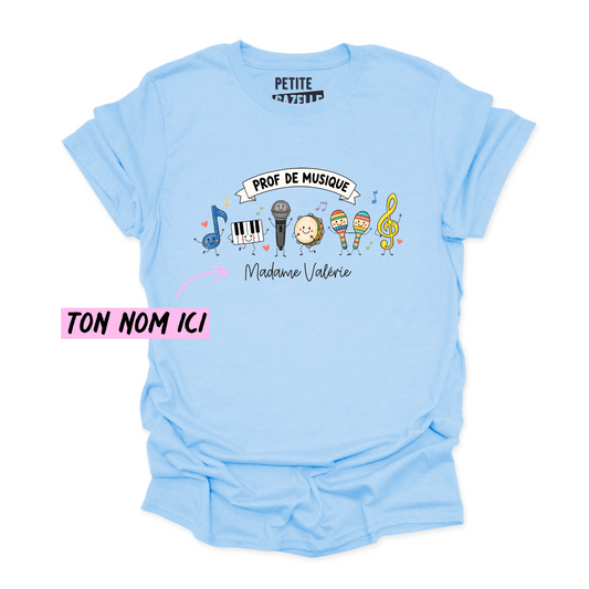 T-SHIRT COL ROND | Prof de musique