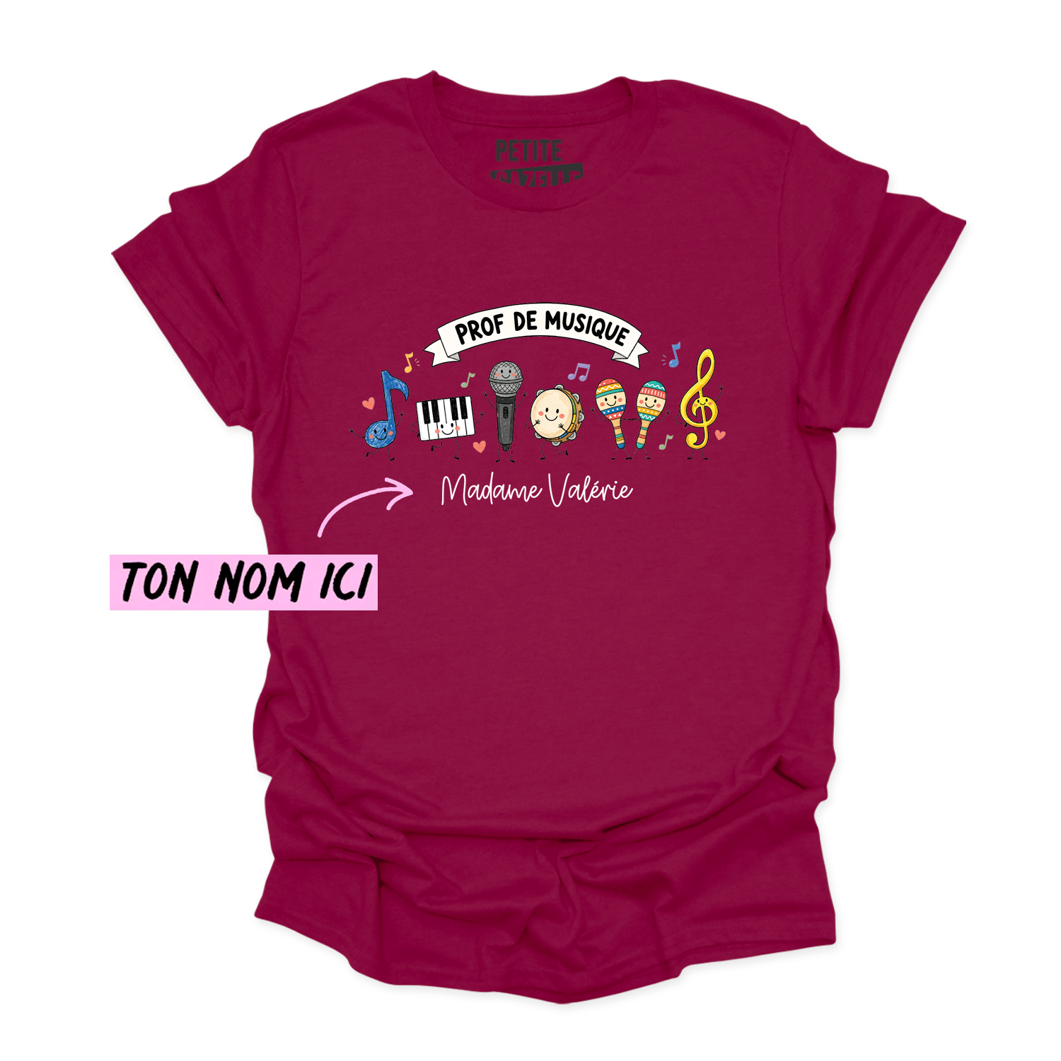 T-SHIRT COL ROND | Prof de musique