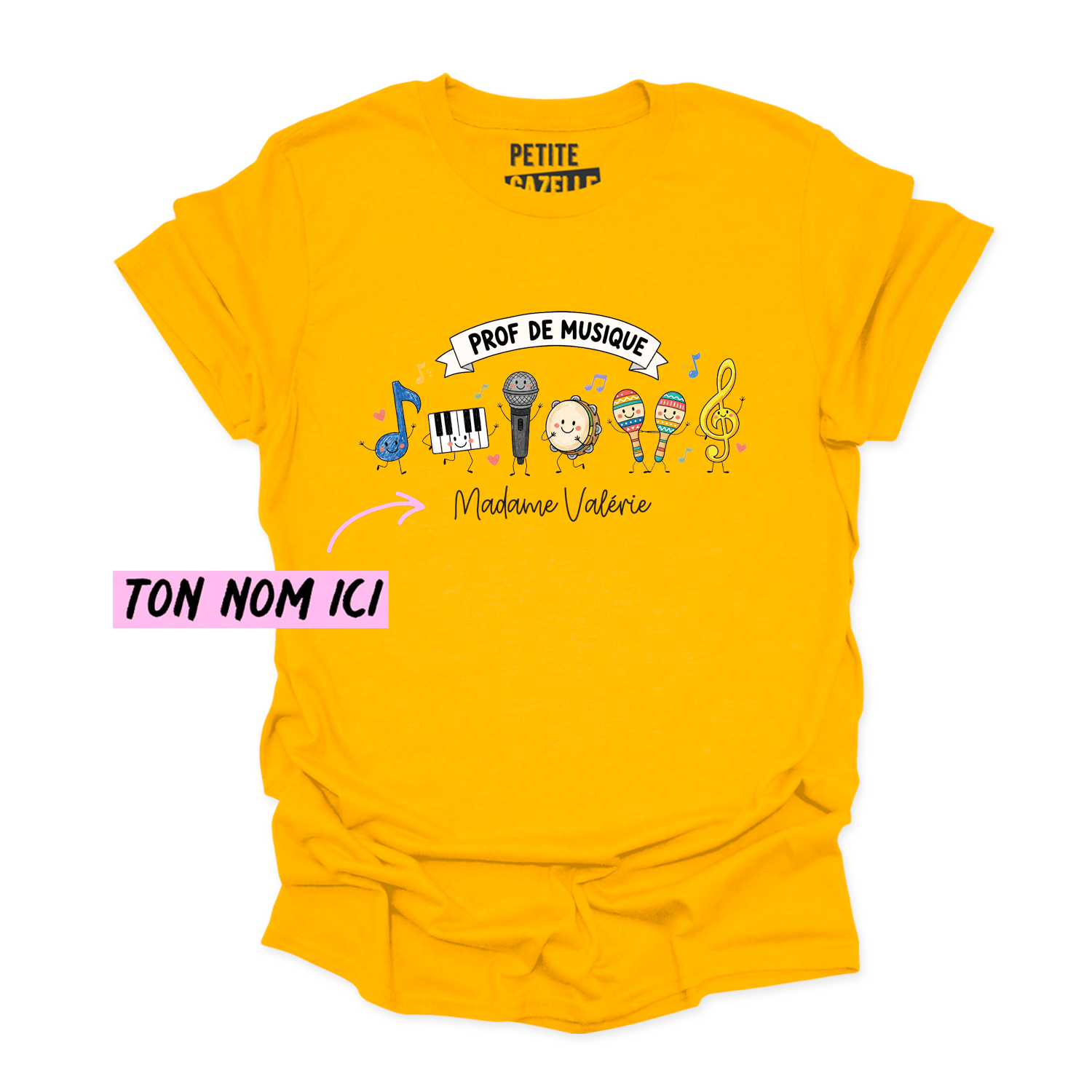 T-SHIRT COL ROND | Prof de musique