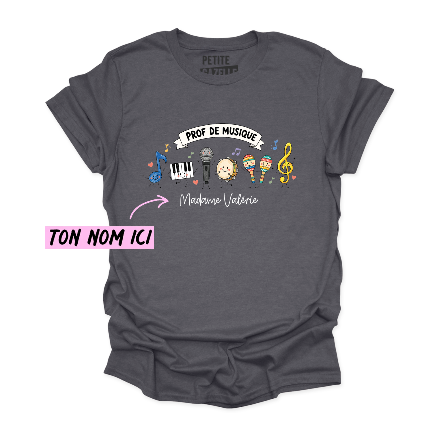 T-SHIRT COL ROND | Prof de musique