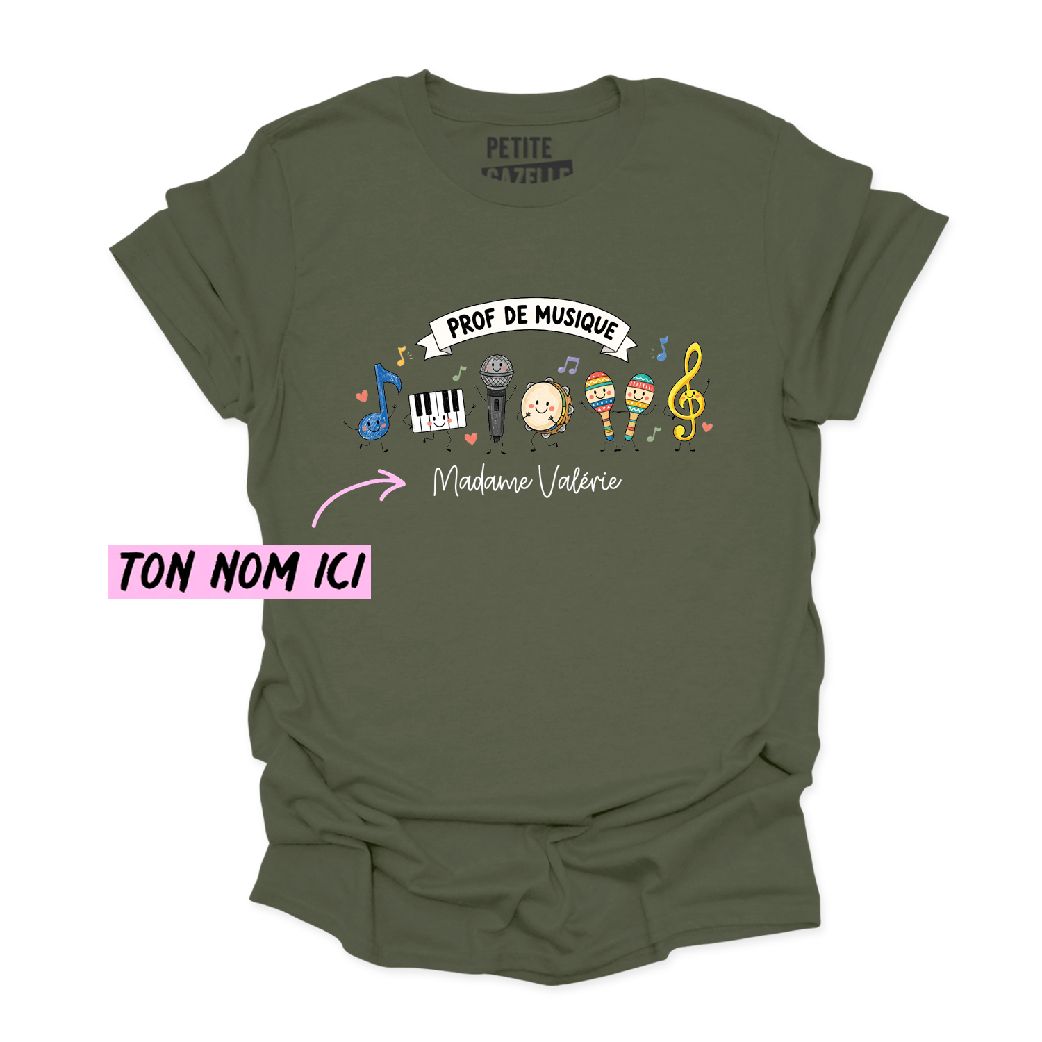 T-SHIRT COL ROND | Prof de musique