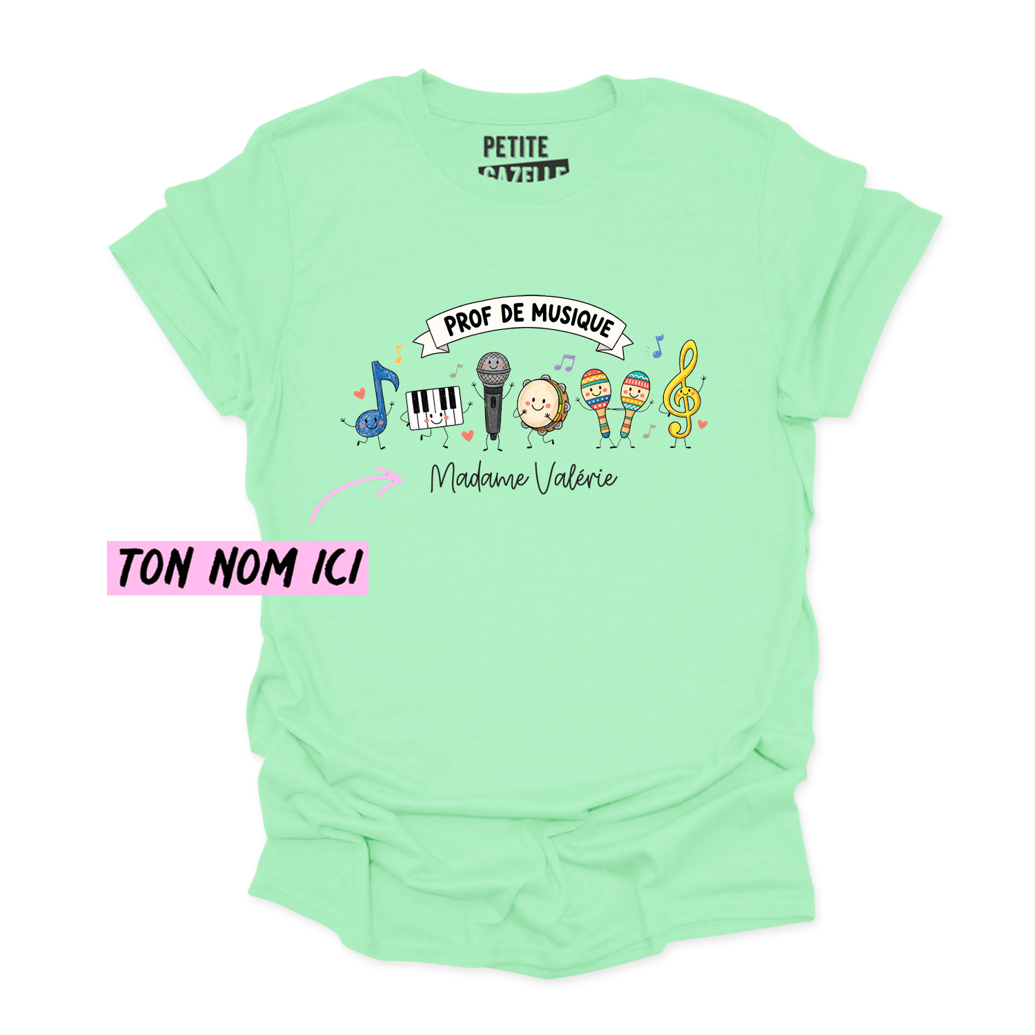 T-SHIRT COL ROND | Prof de musique