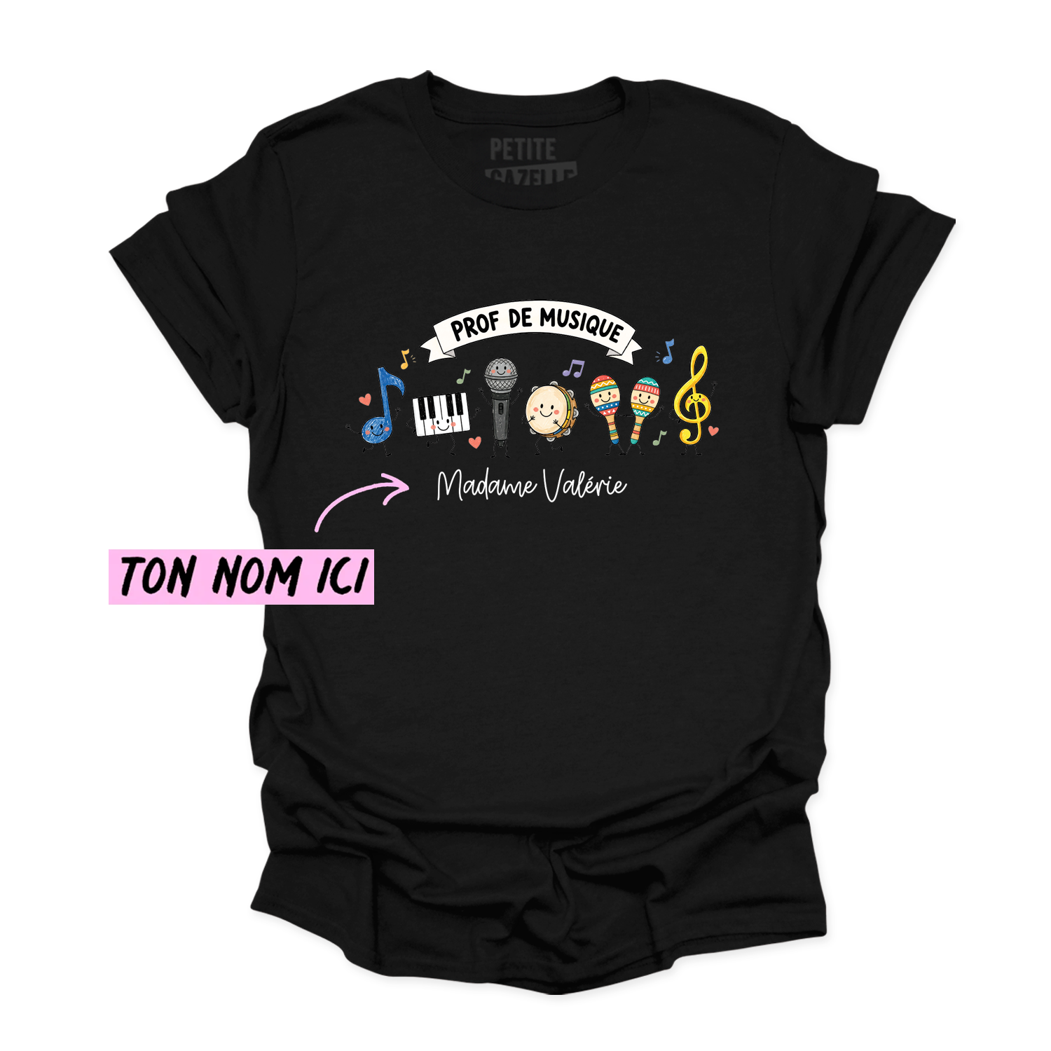 T-SHIRT COL ROND | Prof de musique