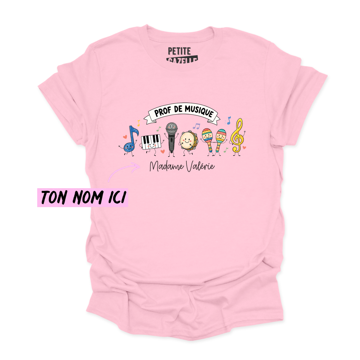 T-SHIRT COL ROND | Prof de musique