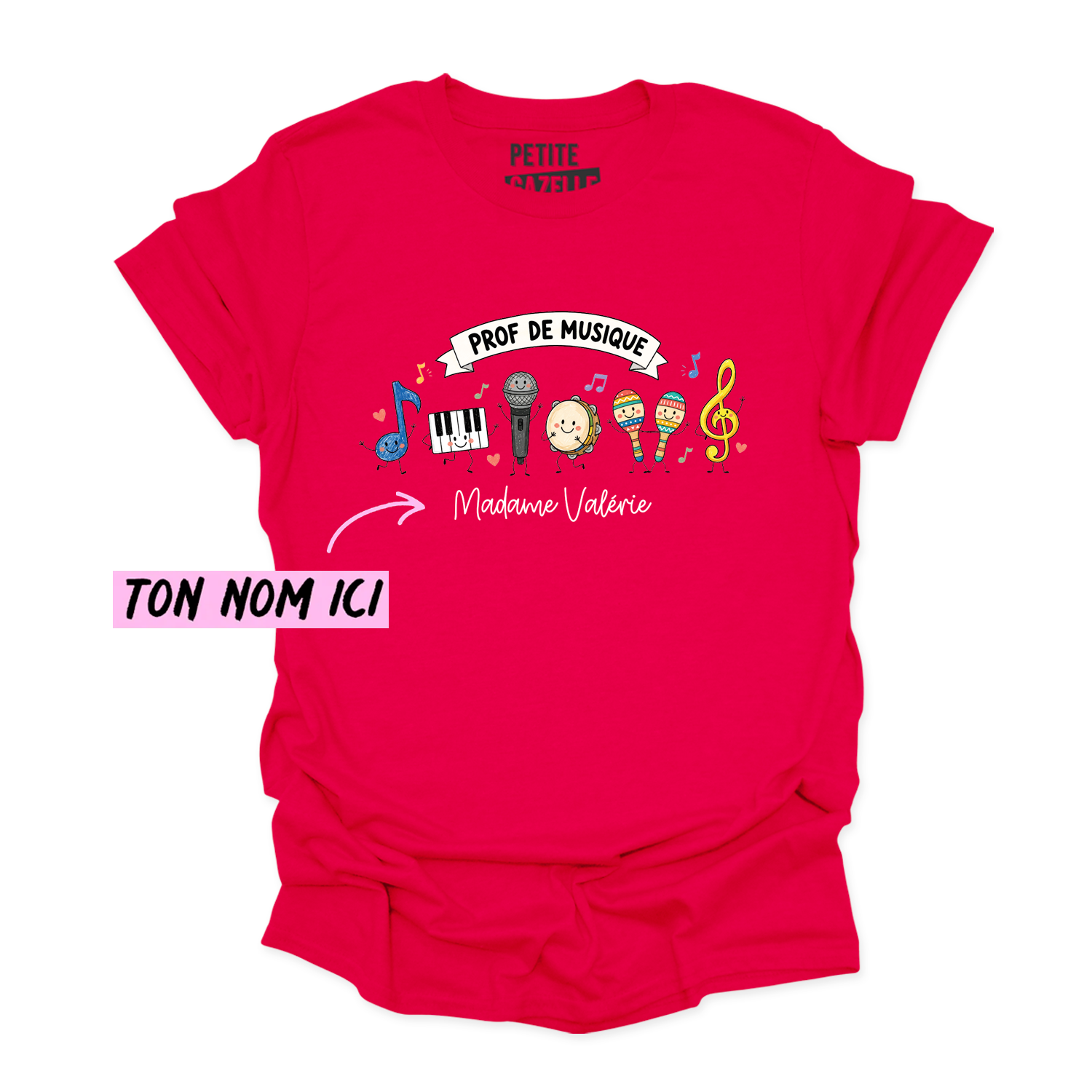 T-SHIRT COL ROND | Prof de musique