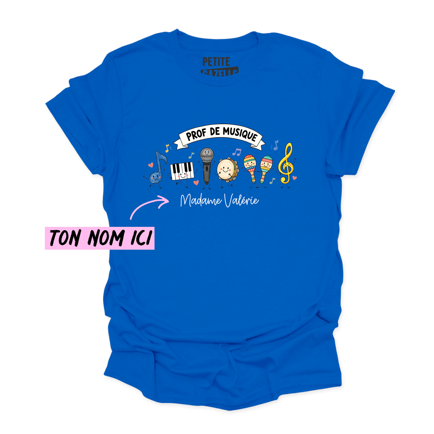 T-SHIRT COL ROND | Prof de musique