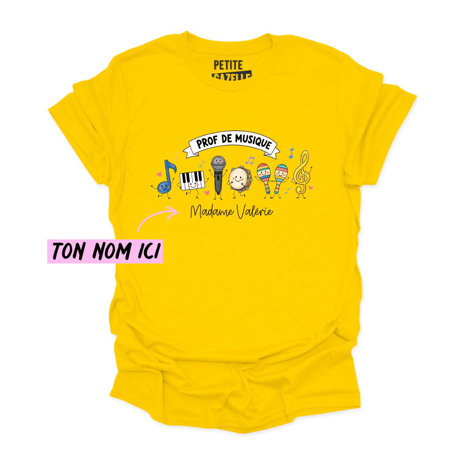 T-SHIRT COL ROND | Prof de musique