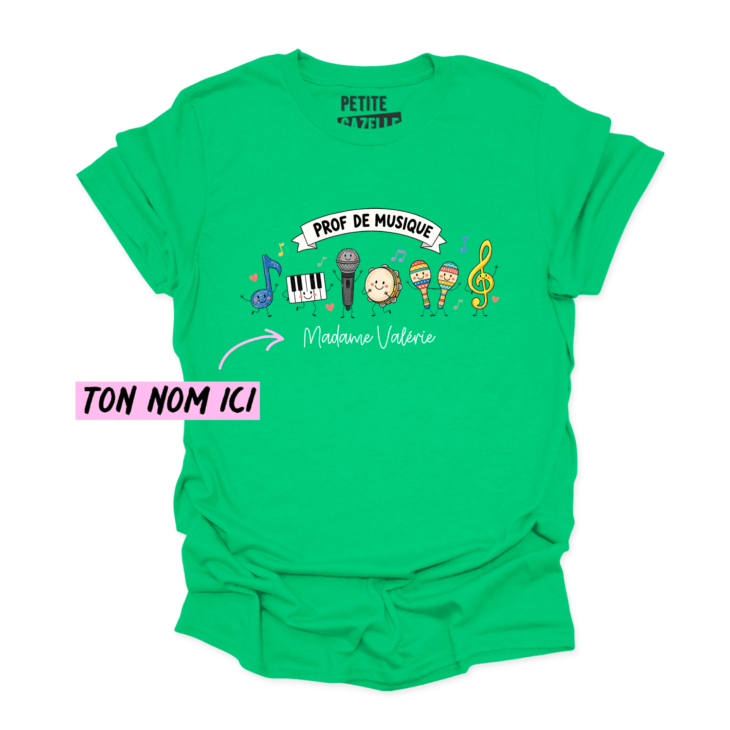 T-SHIRT COL ROND | Prof de musique