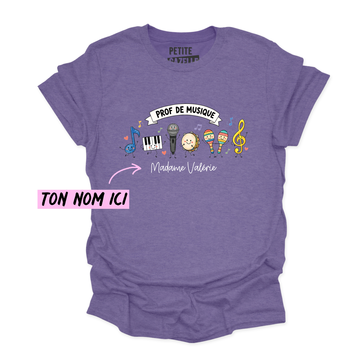 T-SHIRT COL ROND | Prof de musique