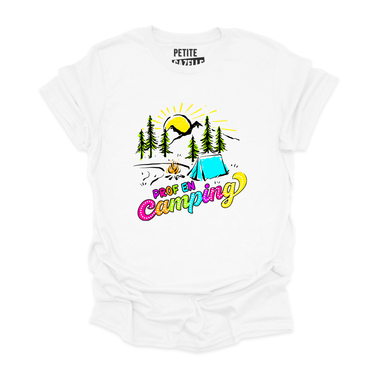 T-SHIRT COL ROND | Prof en camping