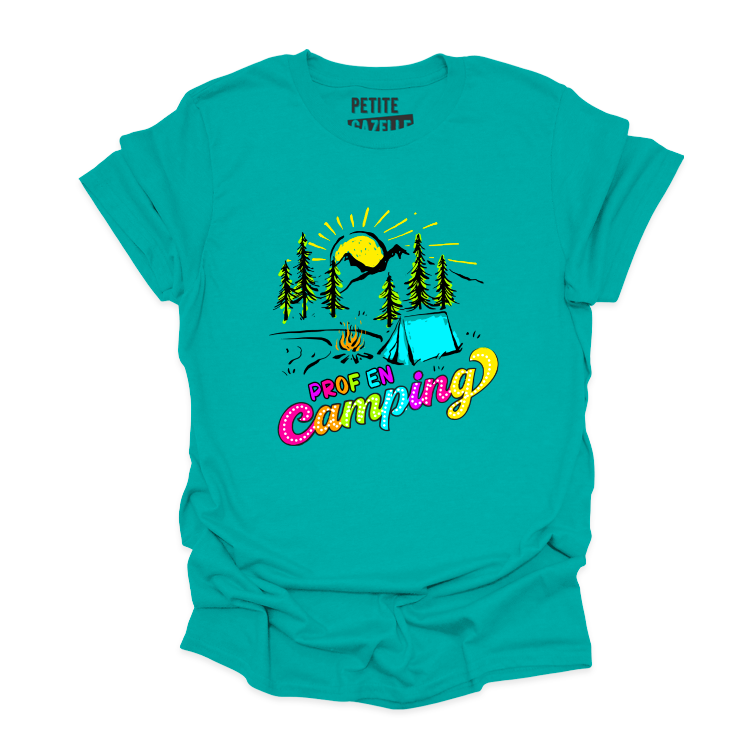 T-SHIRT COL ROND | Prof en camping