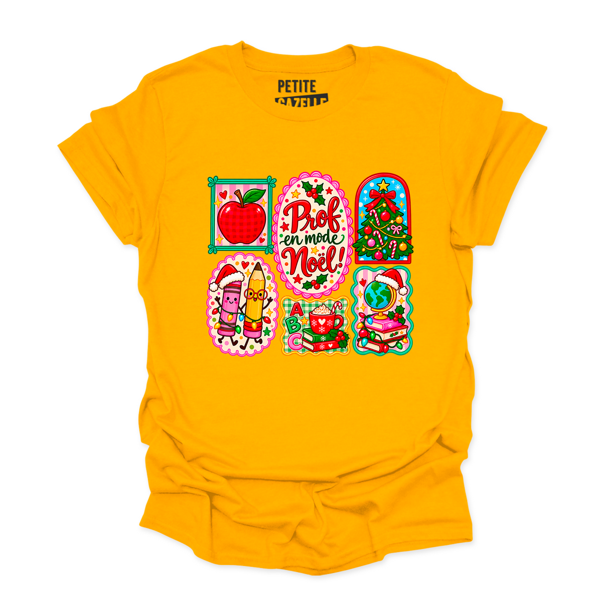 T-SHIRT COL ROND | Prof en mode Noël