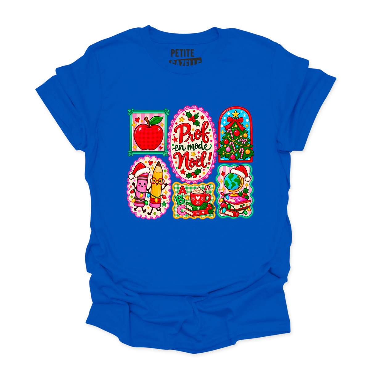 T-SHIRT COL ROND | Prof en mode Noël