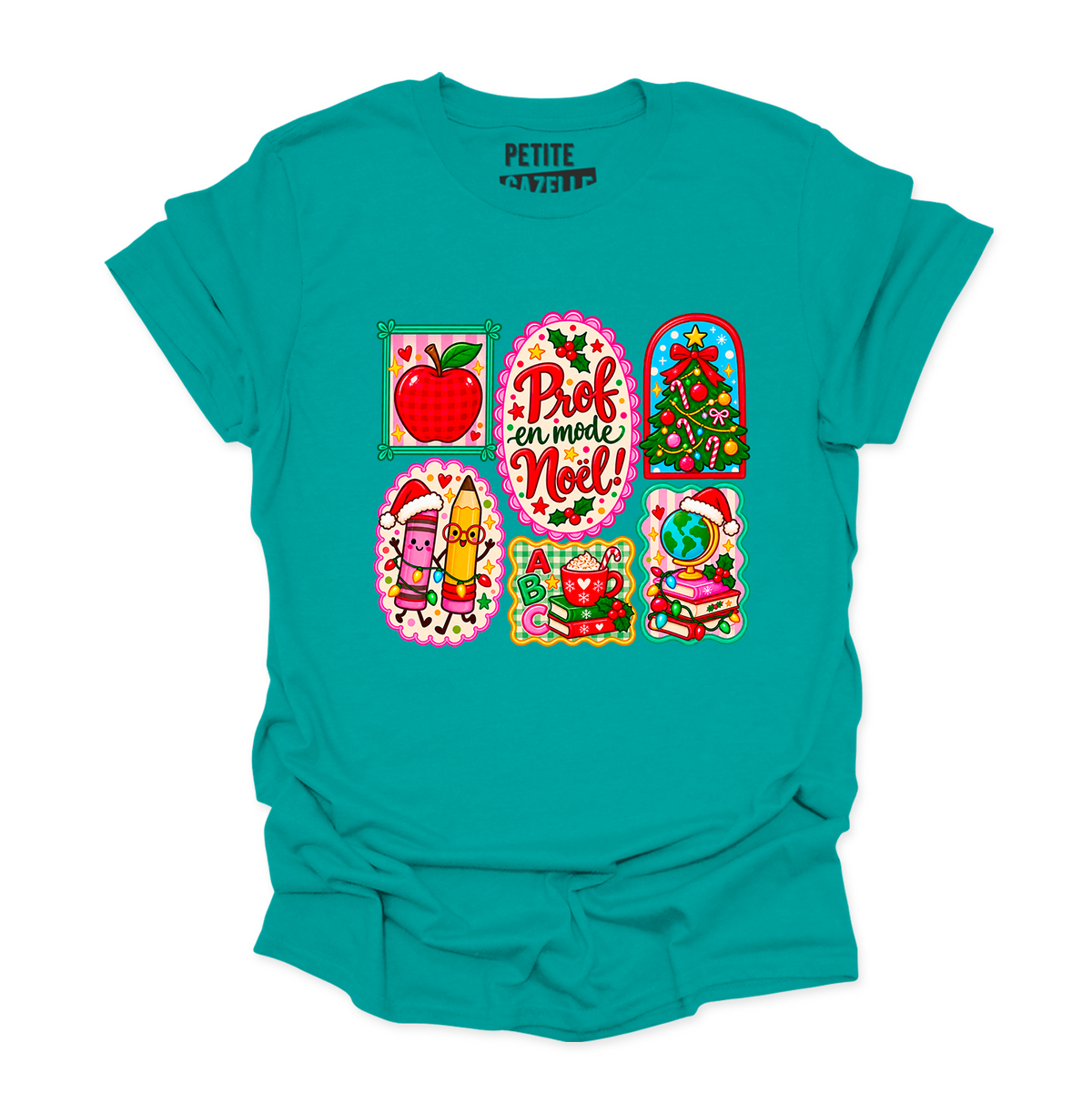 T-SHIRT COL ROND | Prof en mode Noël