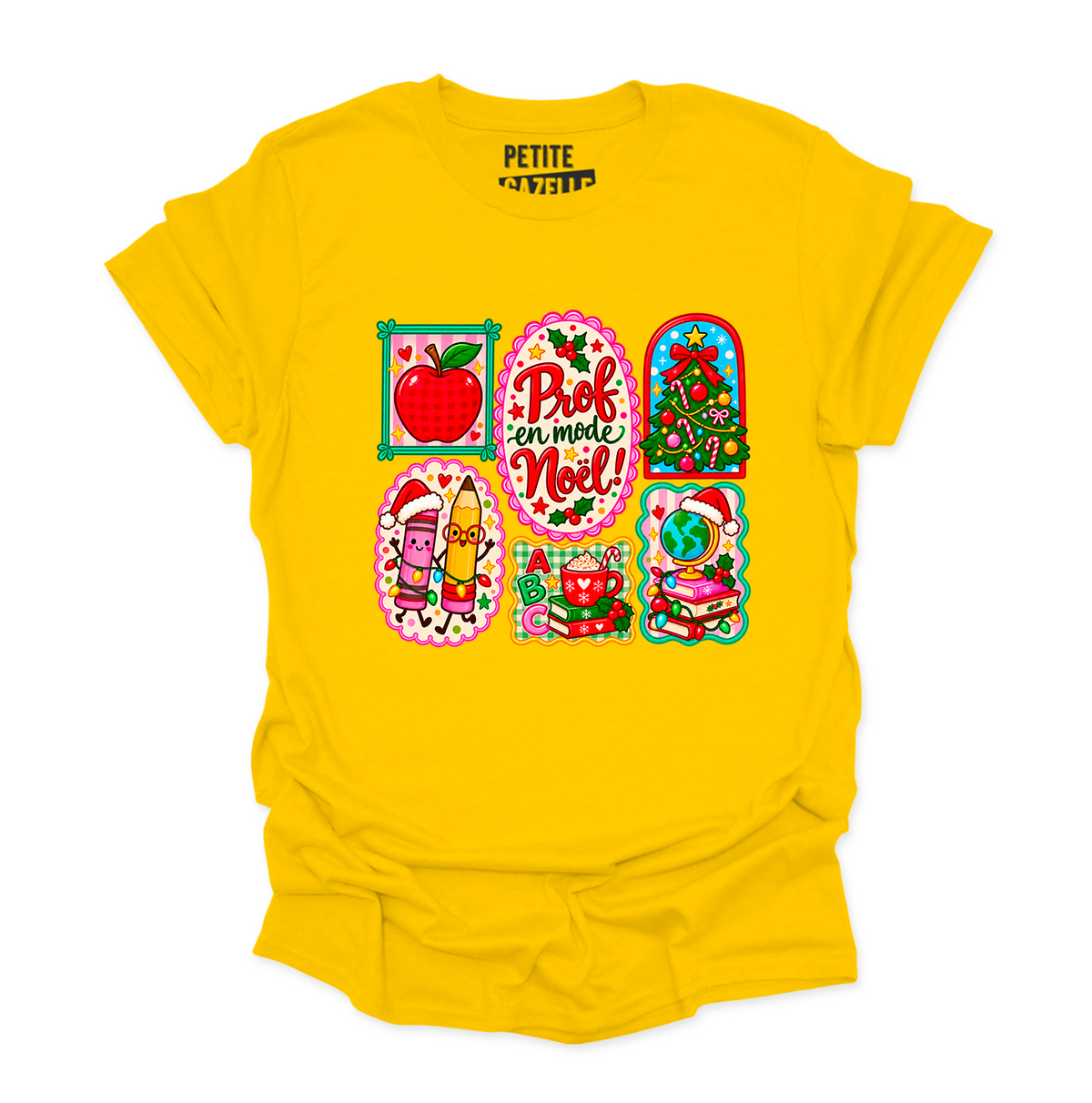 T-SHIRT COL ROND | Prof en mode Noël