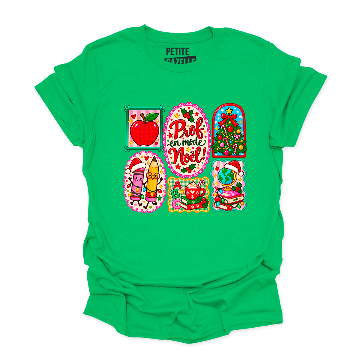T-SHIRT COL ROND | Prof en mode Noël