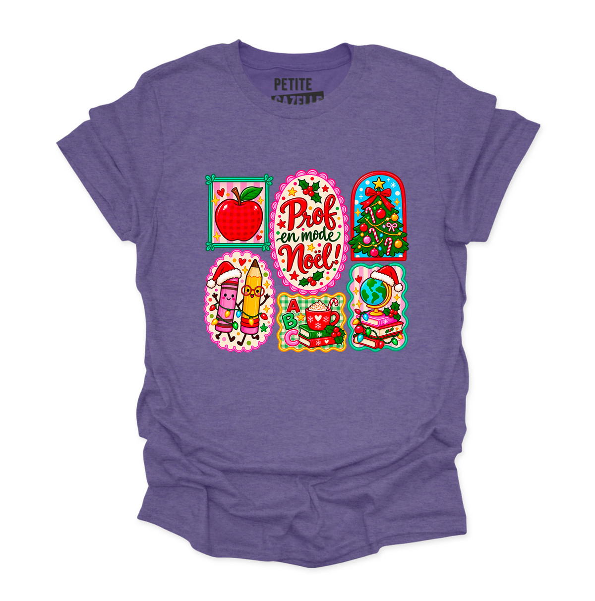 T-SHIRT COL ROND | Prof en mode Noël