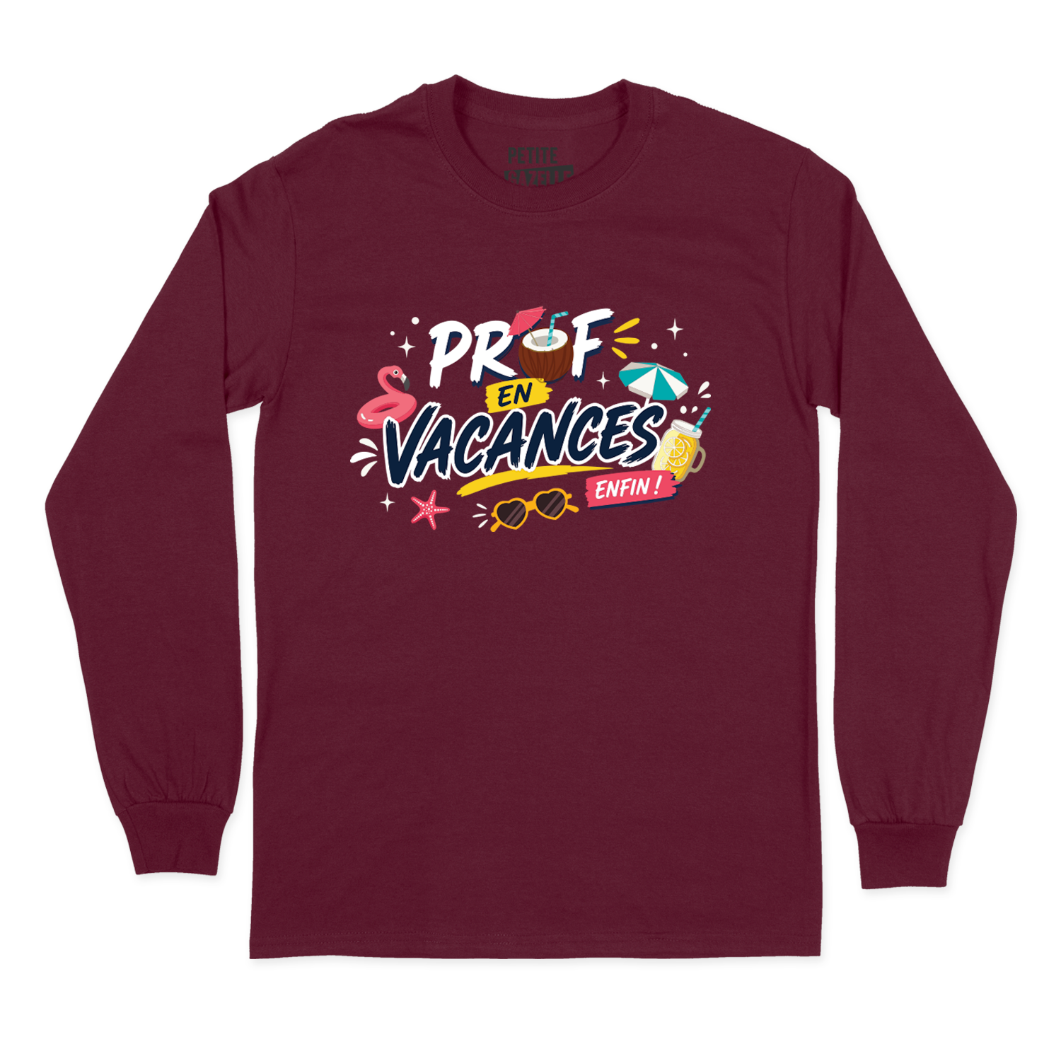 T-SHIRT À MANCHES LONGUES | Prof en vacances