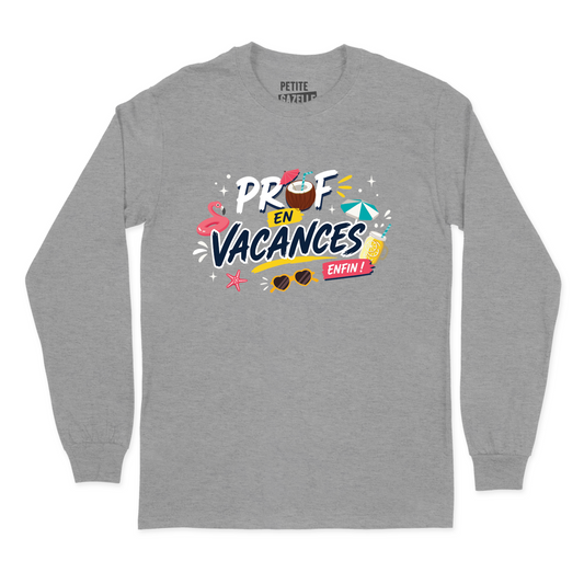 T-SHIRT À MANCHES LONGUES | Prof en vacances