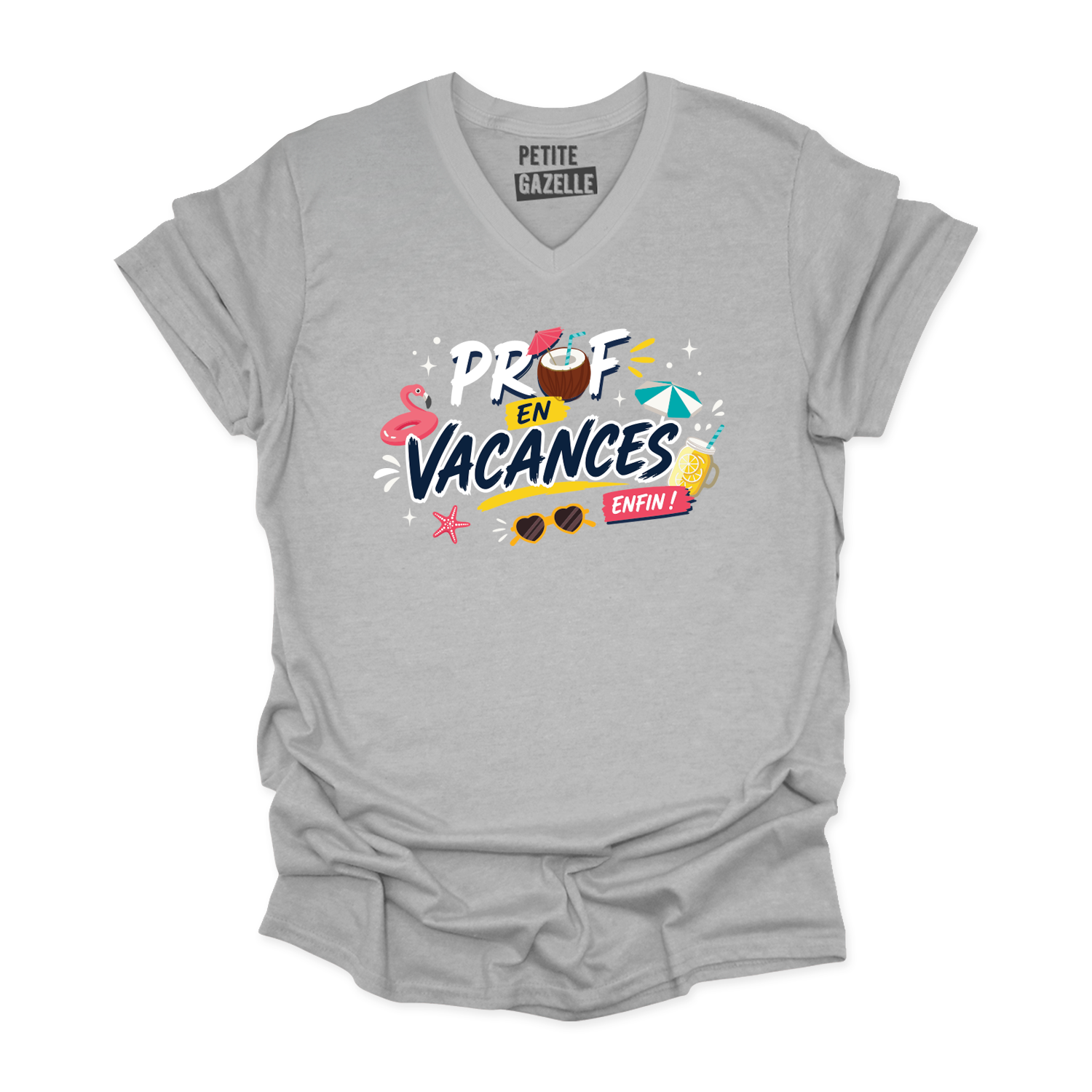 TSHIRT COL en V | Prof en vacances